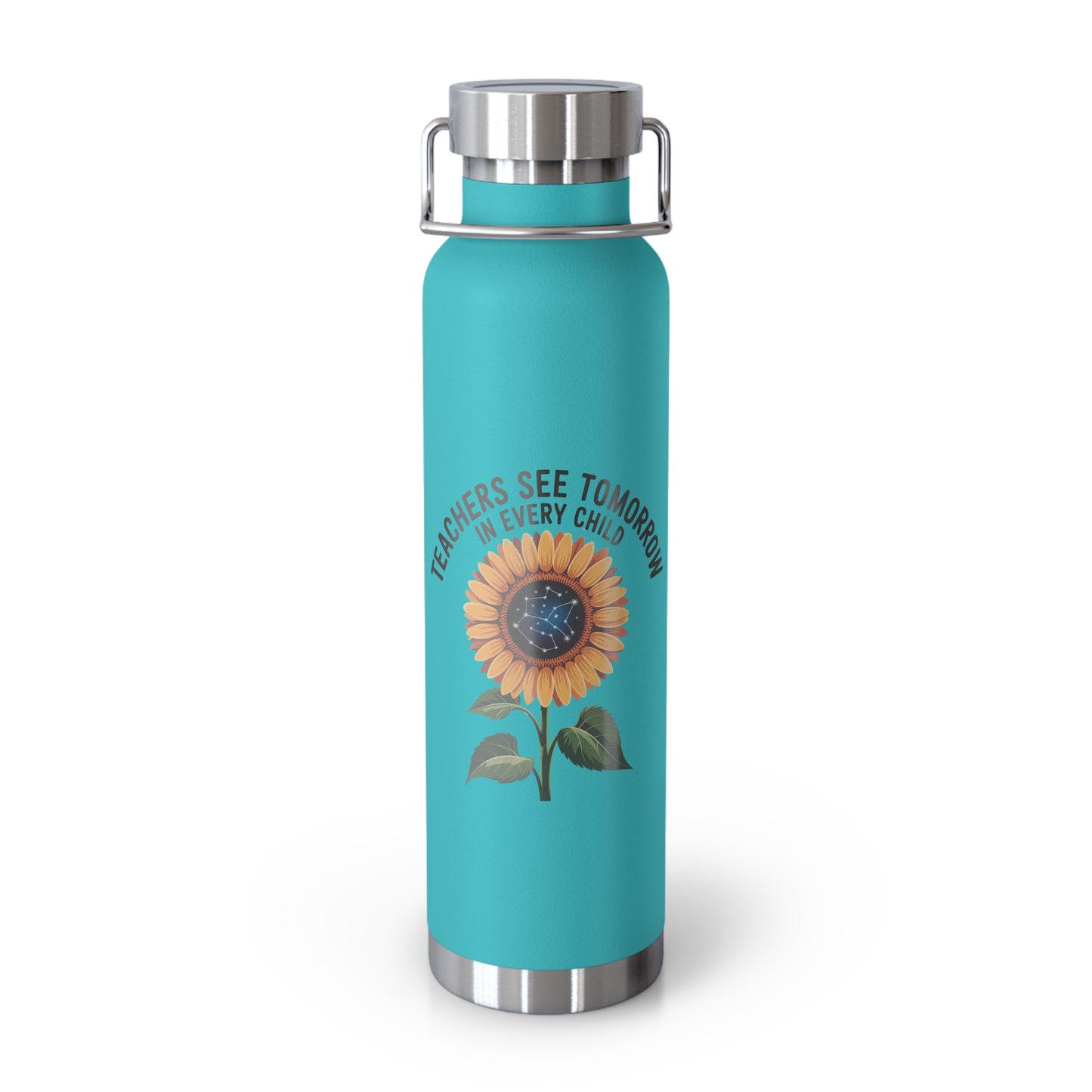 Teachers See Tomorrow in Every Child -22oz Copper Teachers Tumbler