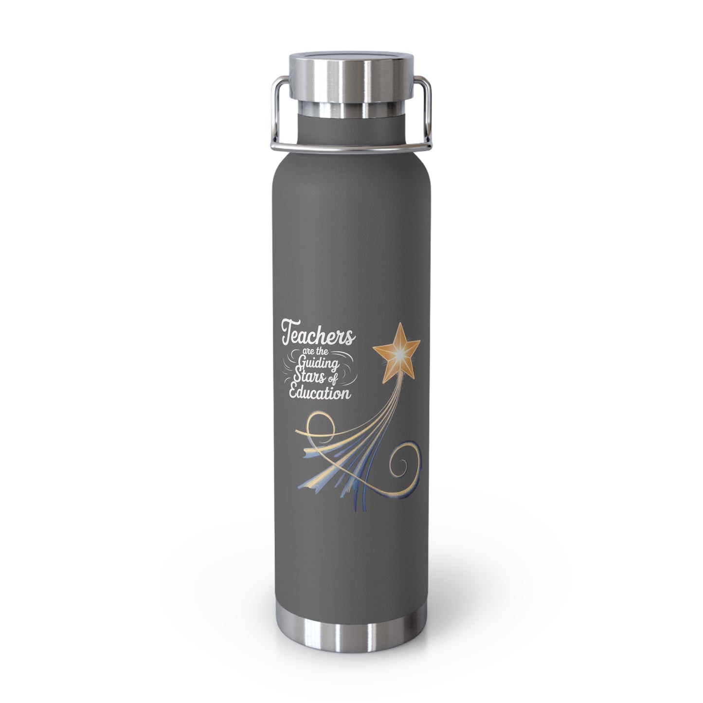 Teachers are the Guiding Stars of Education -22oz Copper Teachers Tumbler