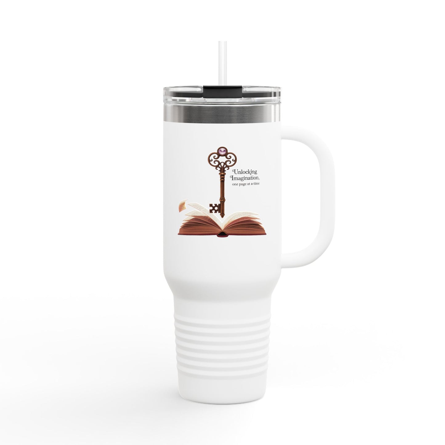 Unlocking Imagination, One Page at a Time - 40oz Tumbler for Educators