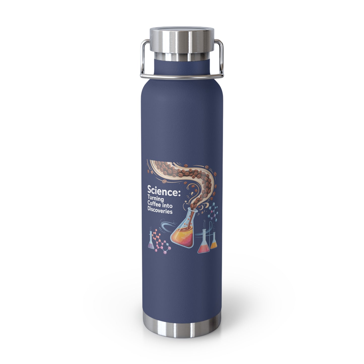Science: Turning Coffee into Discoveries -22oz Copper Teachers Tumbler