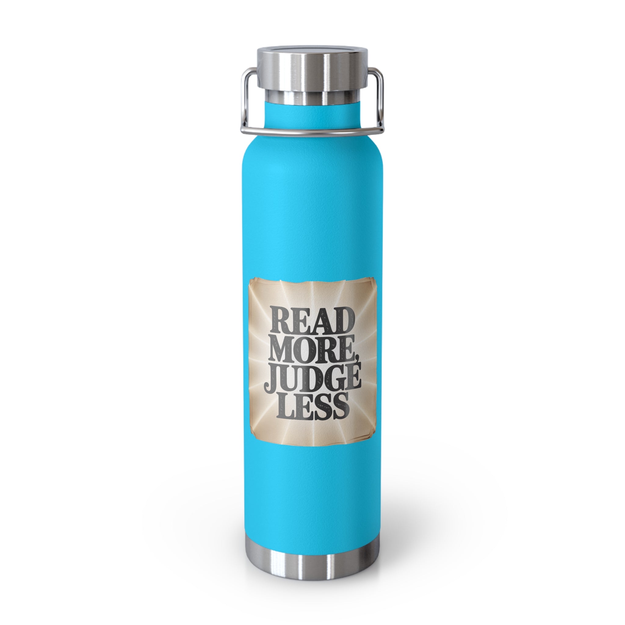 Read More, Judge Less -22oz Copper Teachers Tumbler