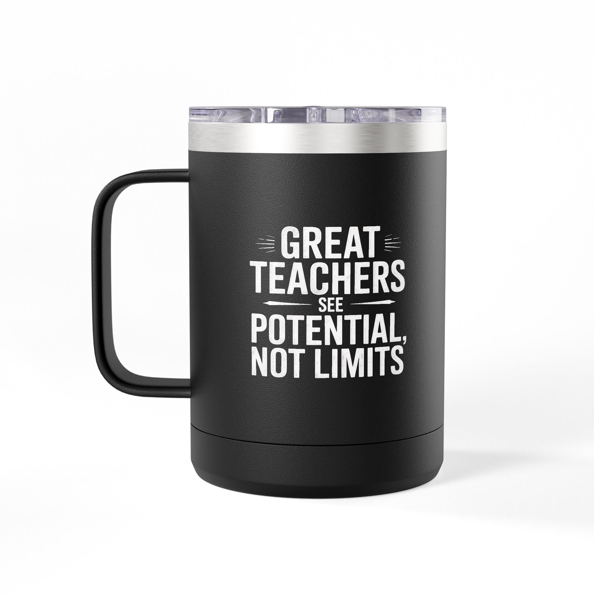 Great Teachers See Potential, Not Limits - 15oz Teacher Coffee Mug