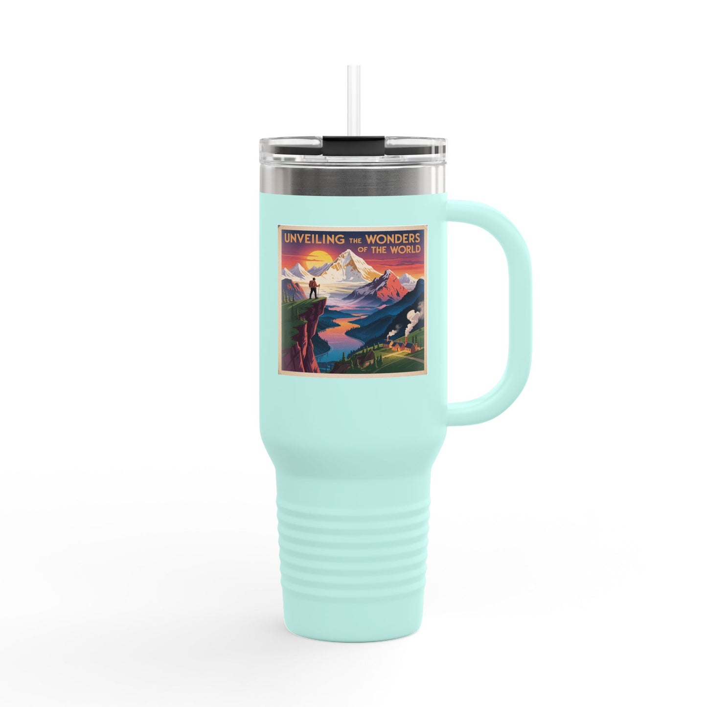 Unveiling the Wonders of the World - 40oz Tumbler for Educators