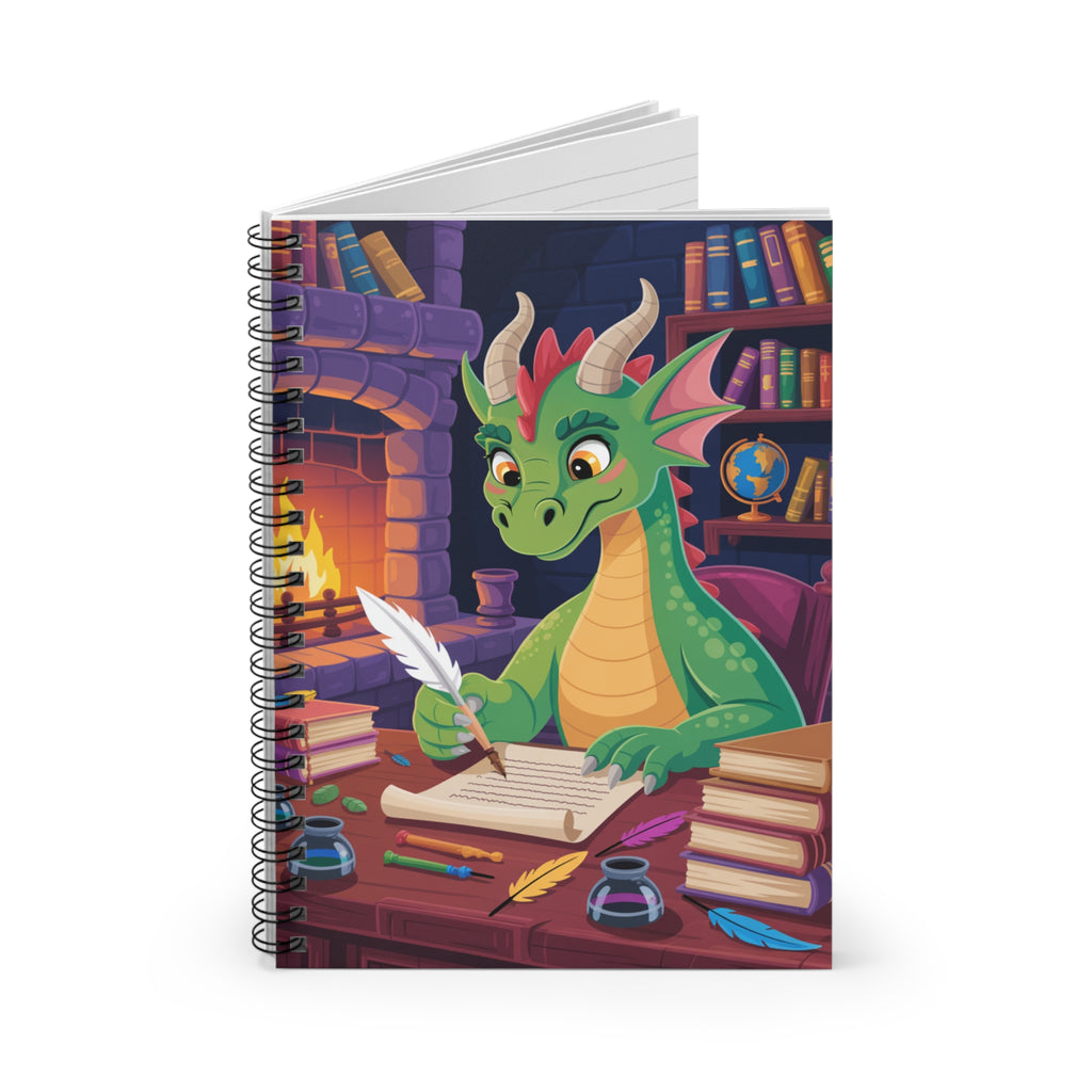 Green Dragon  -  Lined Spiral Notebook