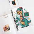 Cartoon Brachiosaurus  -  Lined Spiral Notebook