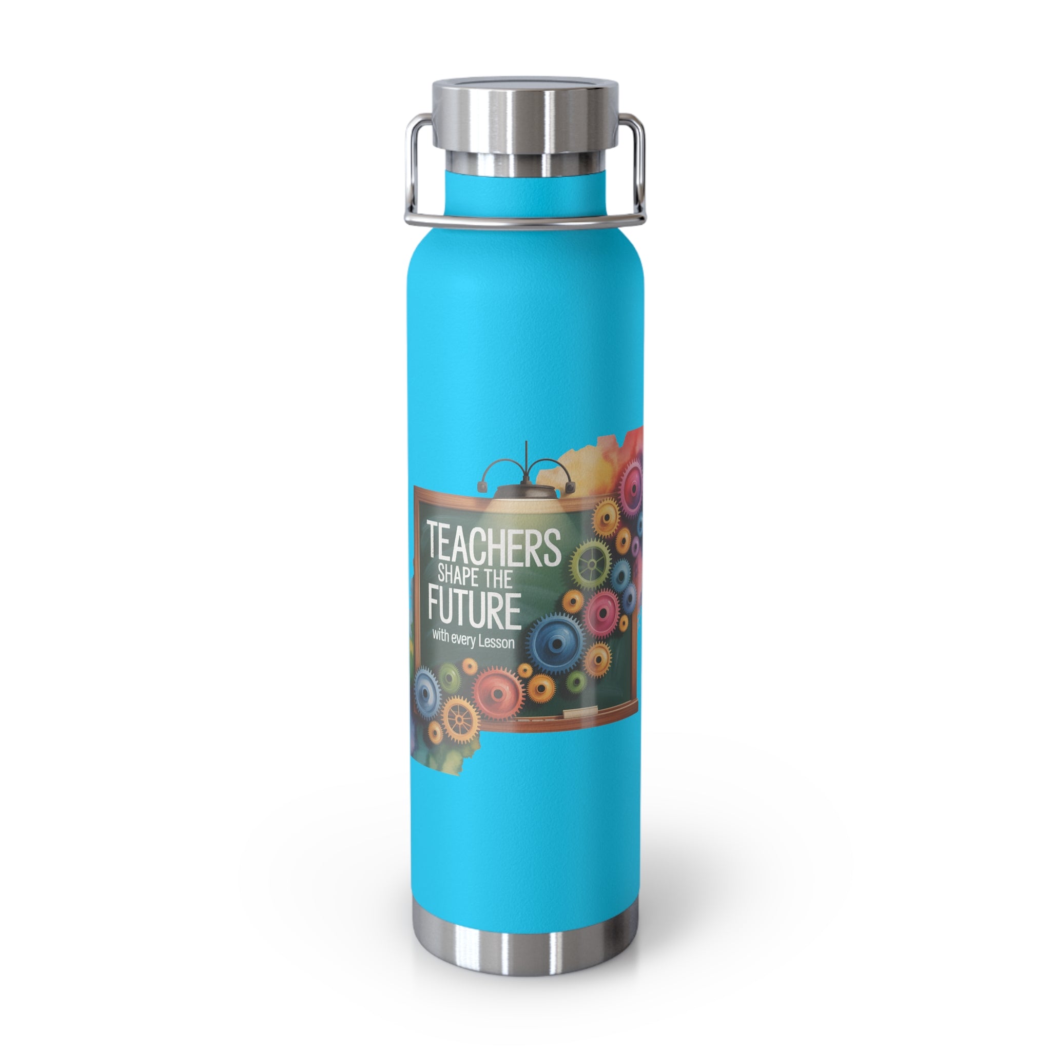 Teachers Shape the Future with Every Lesson  -22oz Copper Teachers Tumbler