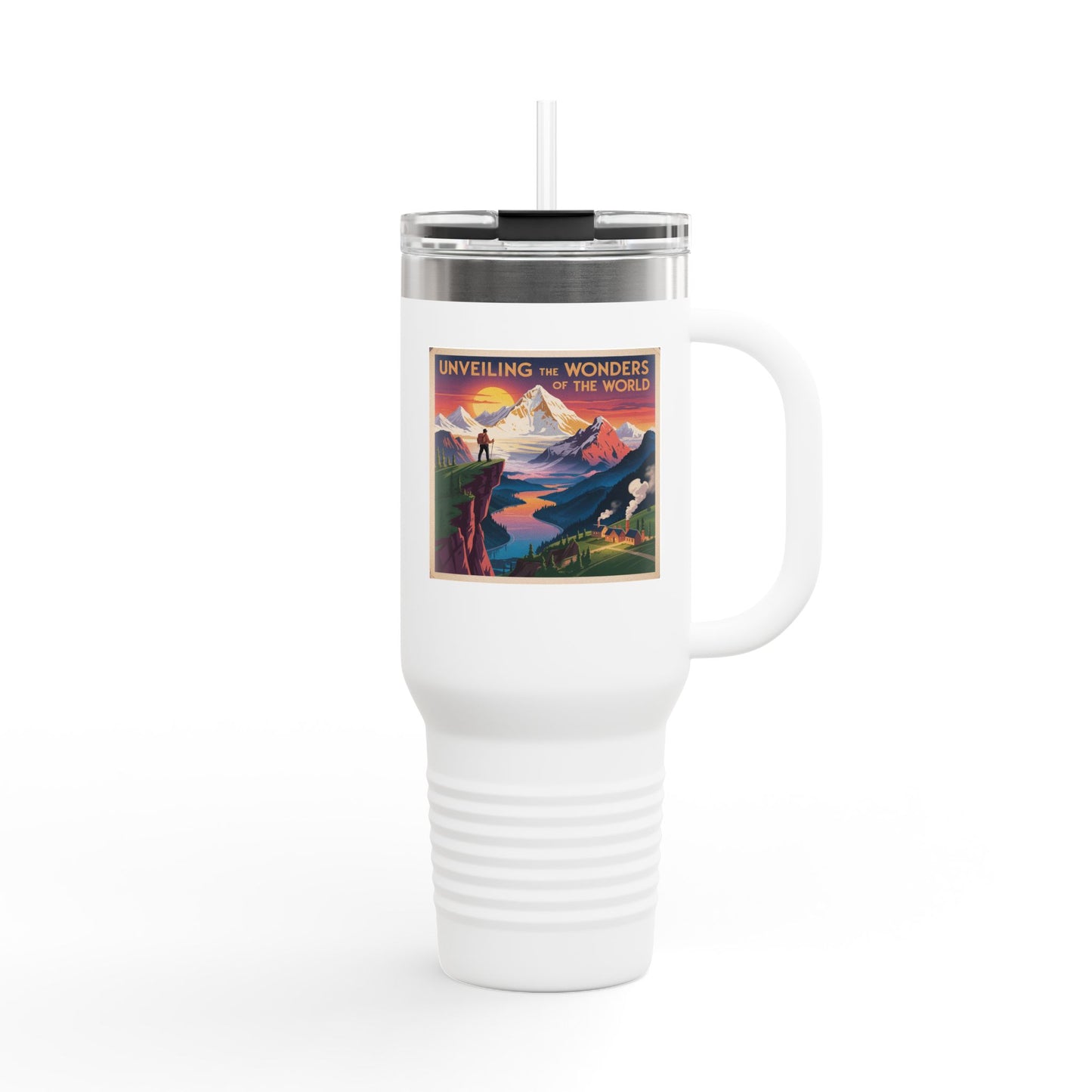 Unveiling the Wonders of the World - 40oz Tumbler for Educators