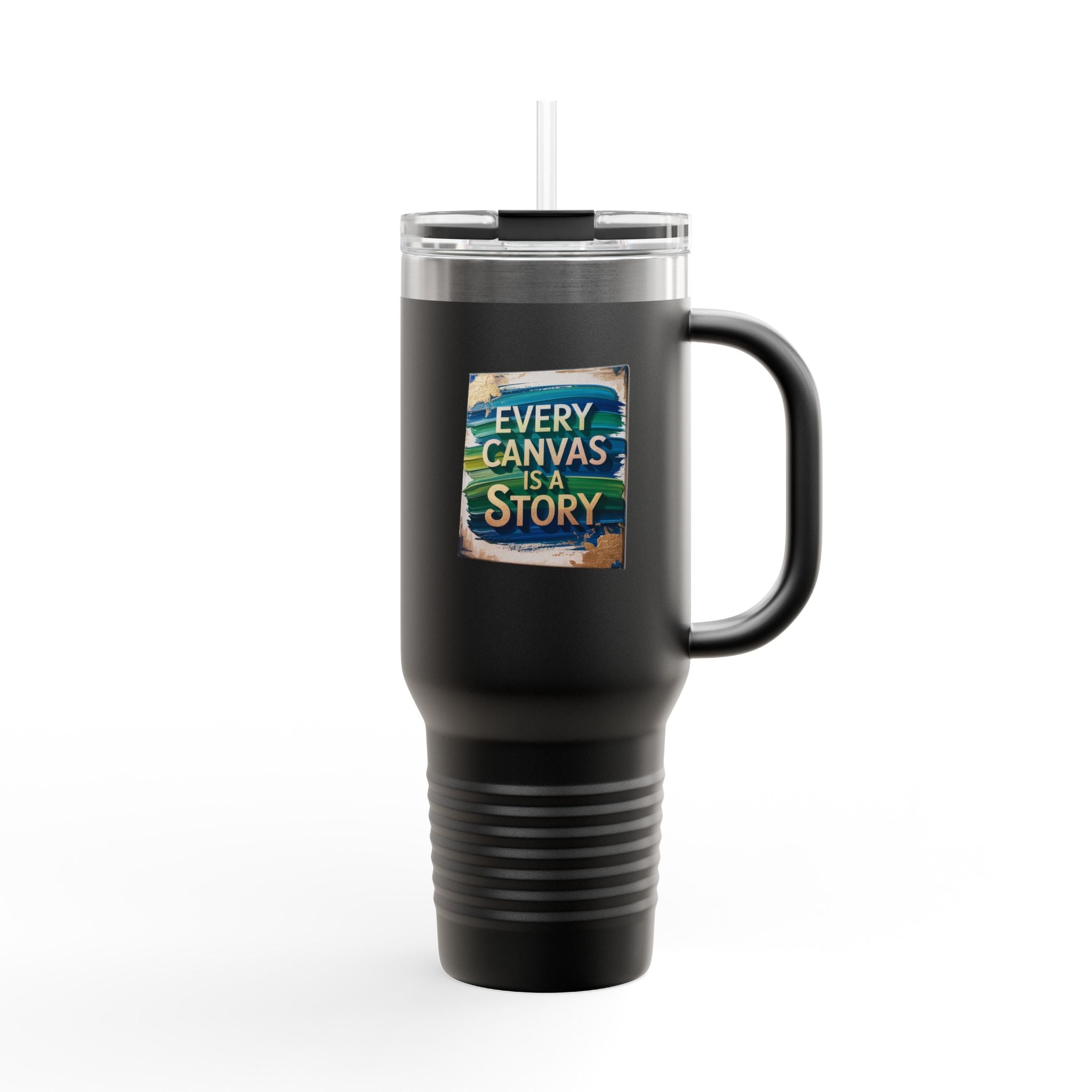 Every Canvas is a Story - 40oz Tumbler for Educators