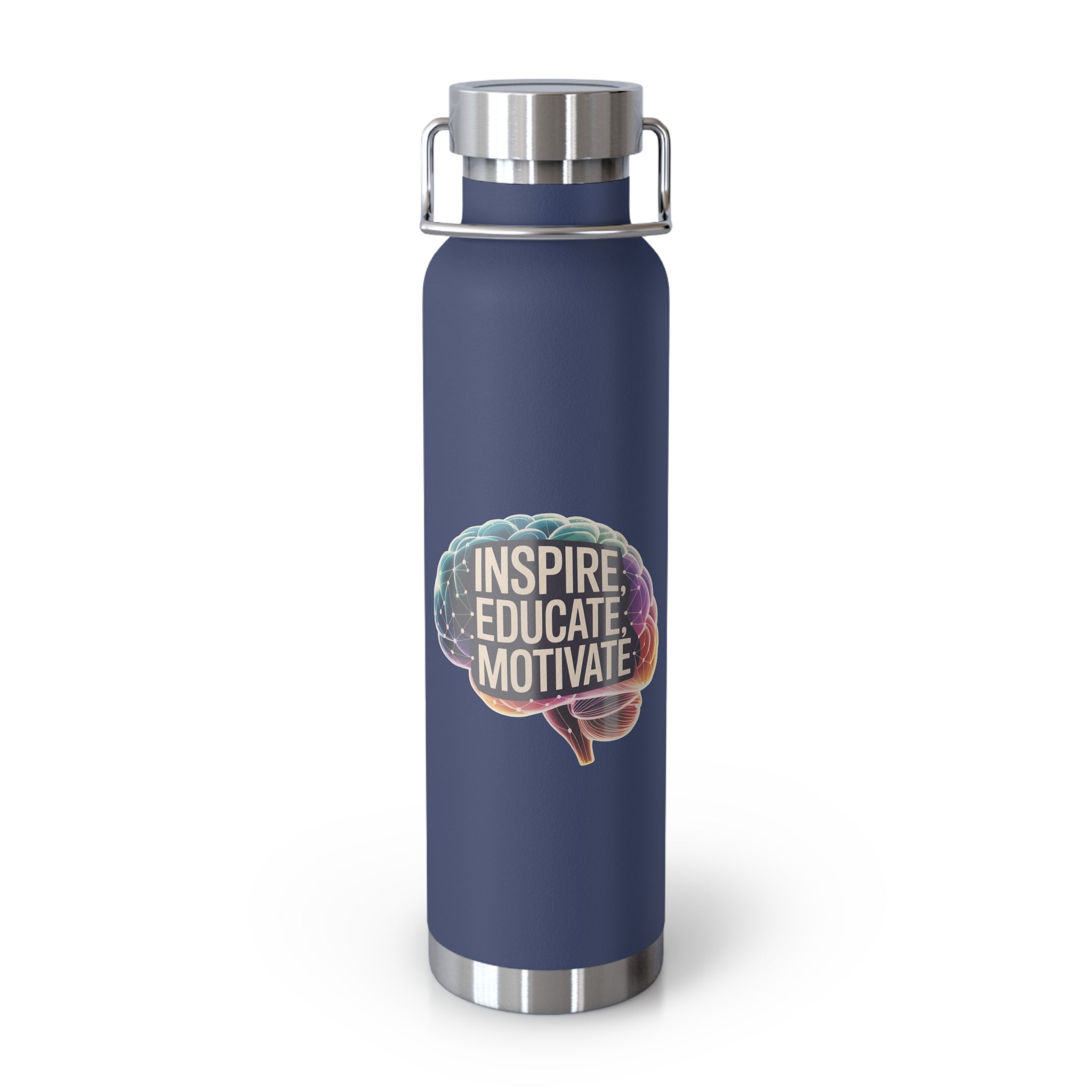 Inspire, Educate, Motivate  -22oz Copper Teachers Tumbler