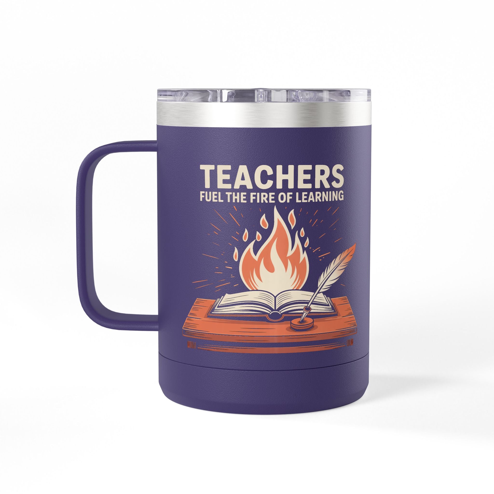 Teachers Fuel the Fire of Learning  - 15oz Teacher Coffee Mug
