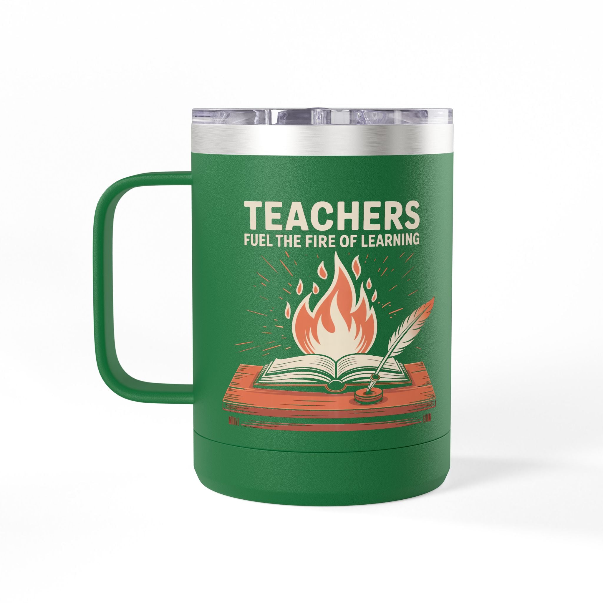 Teachers Fuel the Fire of Learning  - 15oz Teacher Coffee Mug