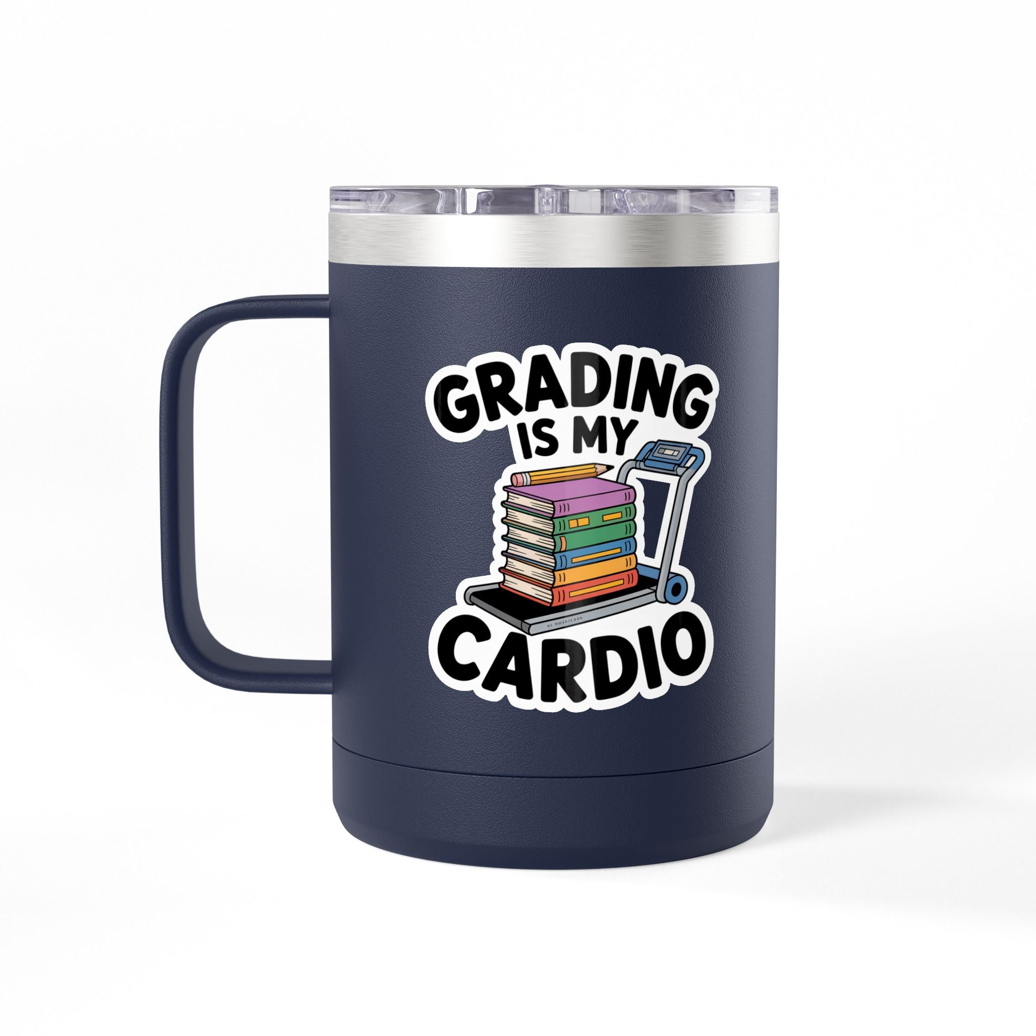 Grading is my Cardio - 15oz Teacher Coffee Mug