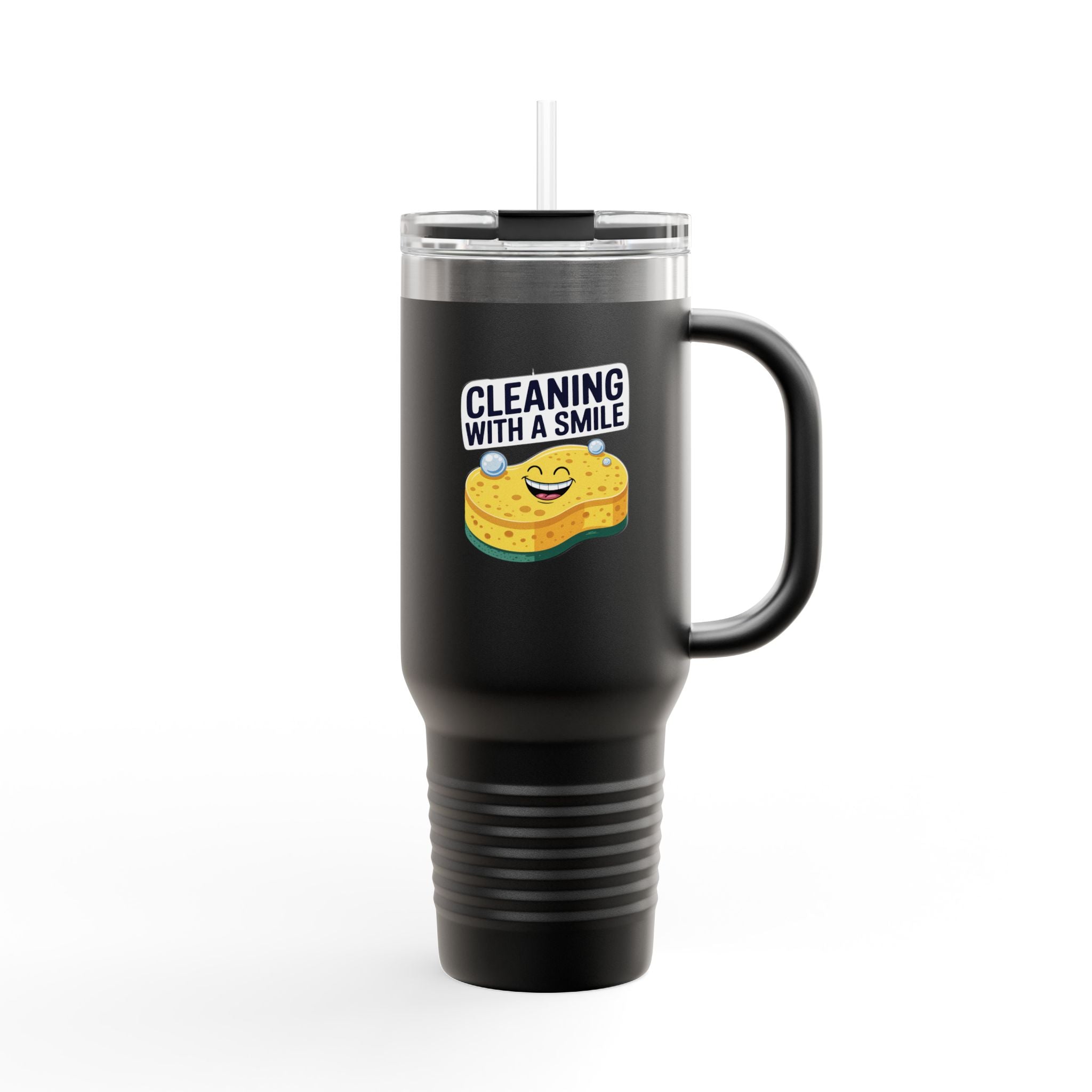 Cleaning With a Smile - 40oz Tumbler for Educators