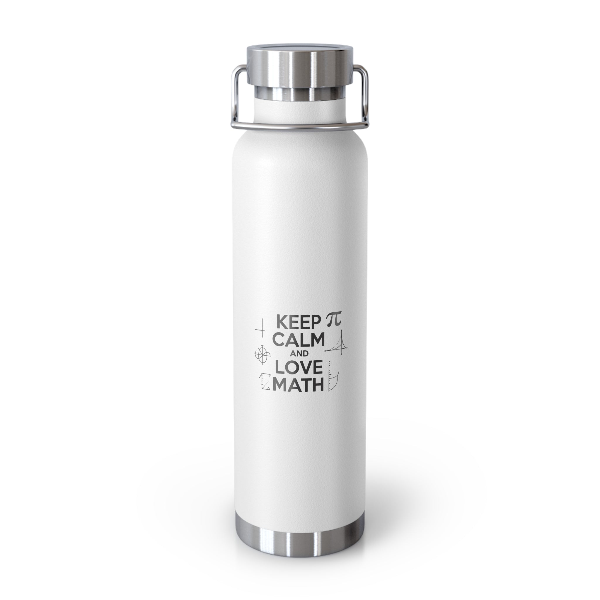 Keep Calm and Love Math -22oz Copper Teachers Tumbler