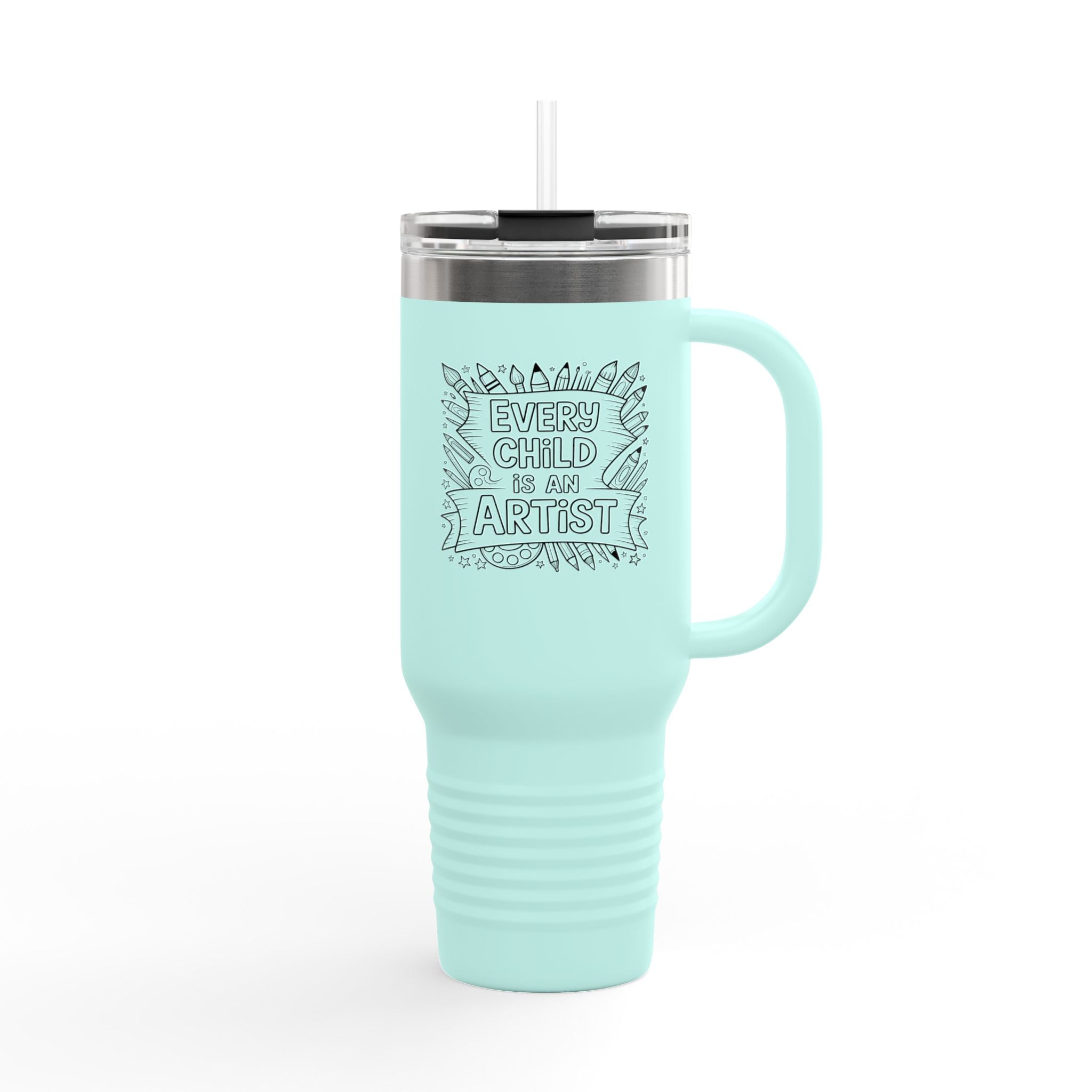 Every Child is an Artist - 40oz Tumbler for Educators