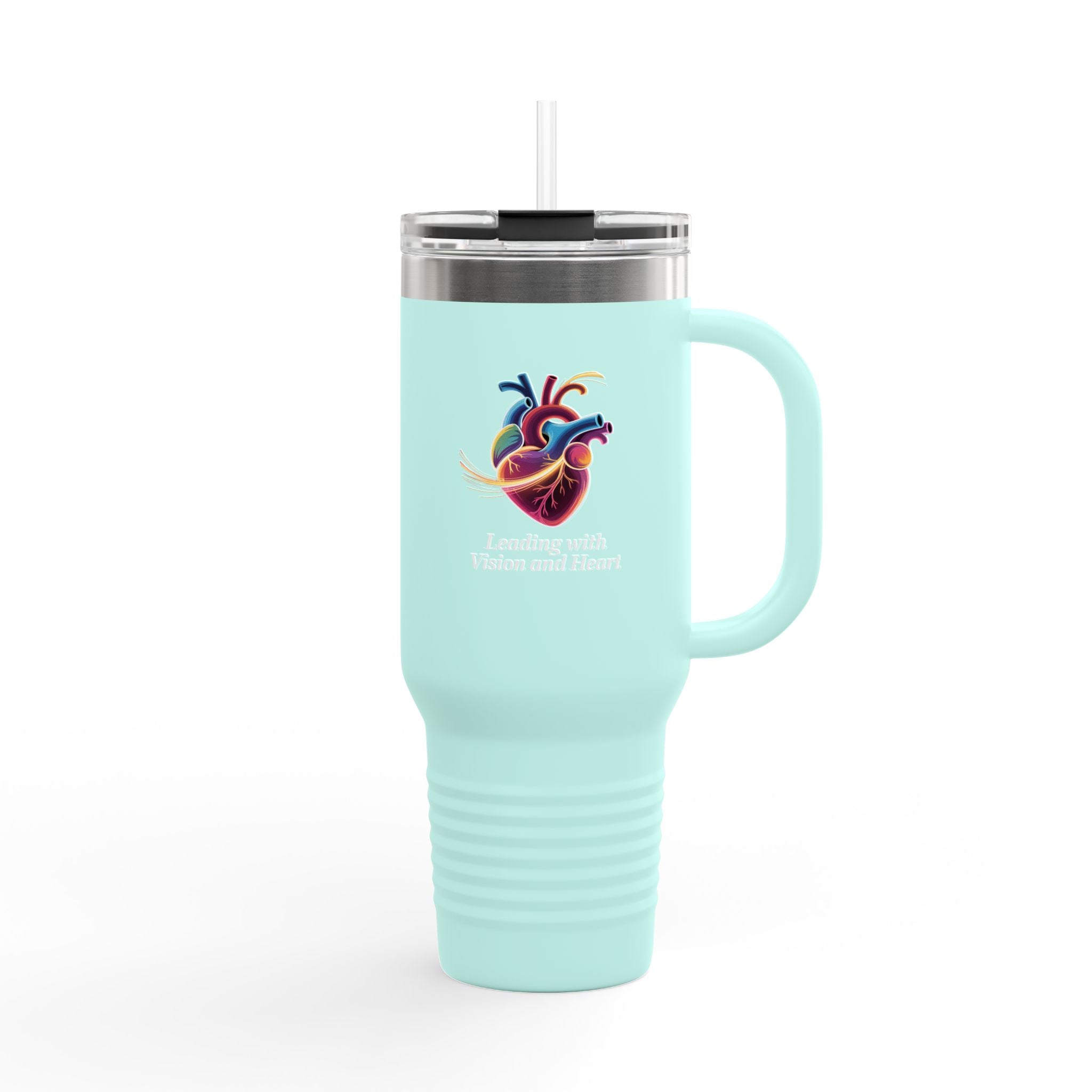Leading With Vision and Heart - 40oz Tumbler for Educators