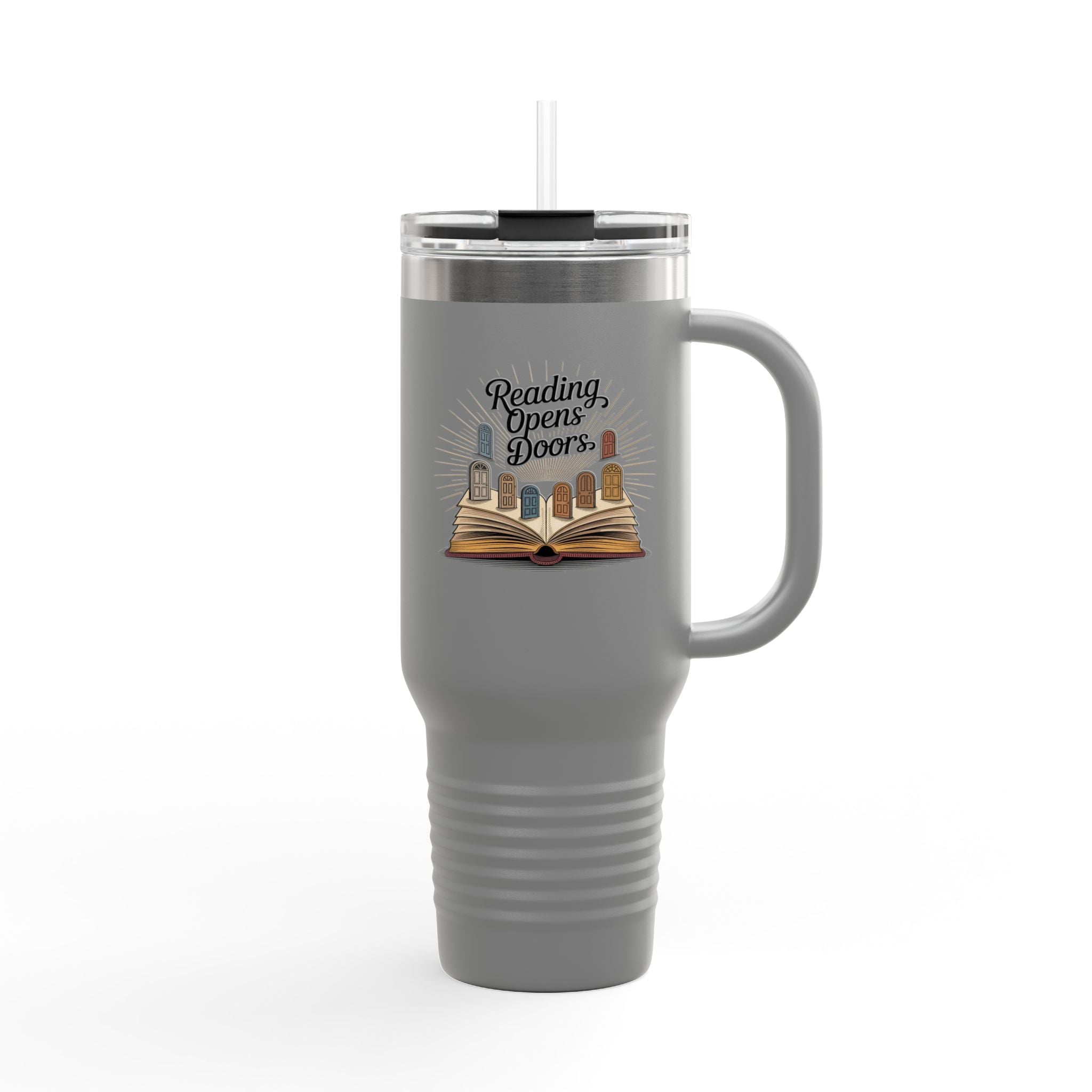 Reading Opens Doors - 40oz Tumbler for Educators