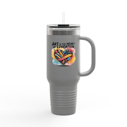 Art is the Heart of Education - 40oz Tumbler for Educators