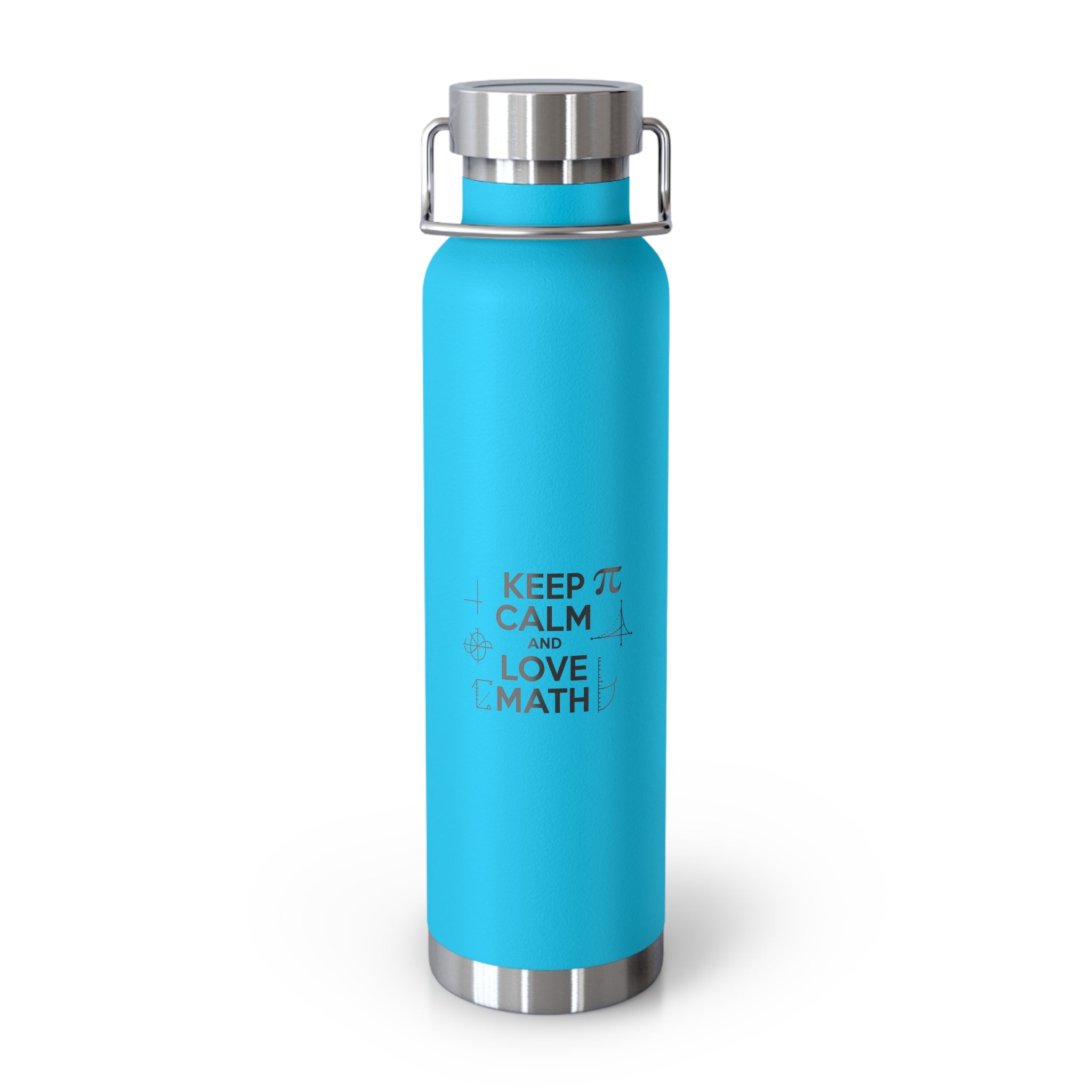 Keep Calm and Love Math -22oz Copper Teachers Tumbler