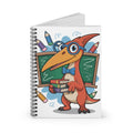 Cartoon Pteranodon  -  Lined Spiral Notebook