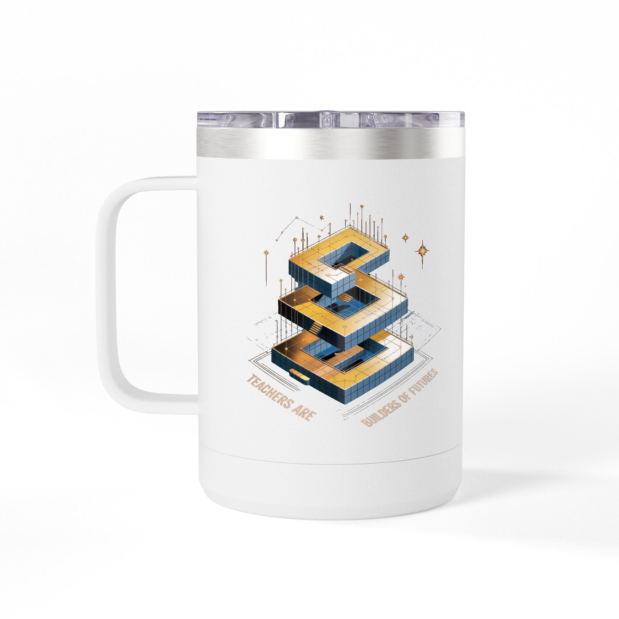 Teachers are Builders of Futures  - 15oz Teacher Coffee Mug