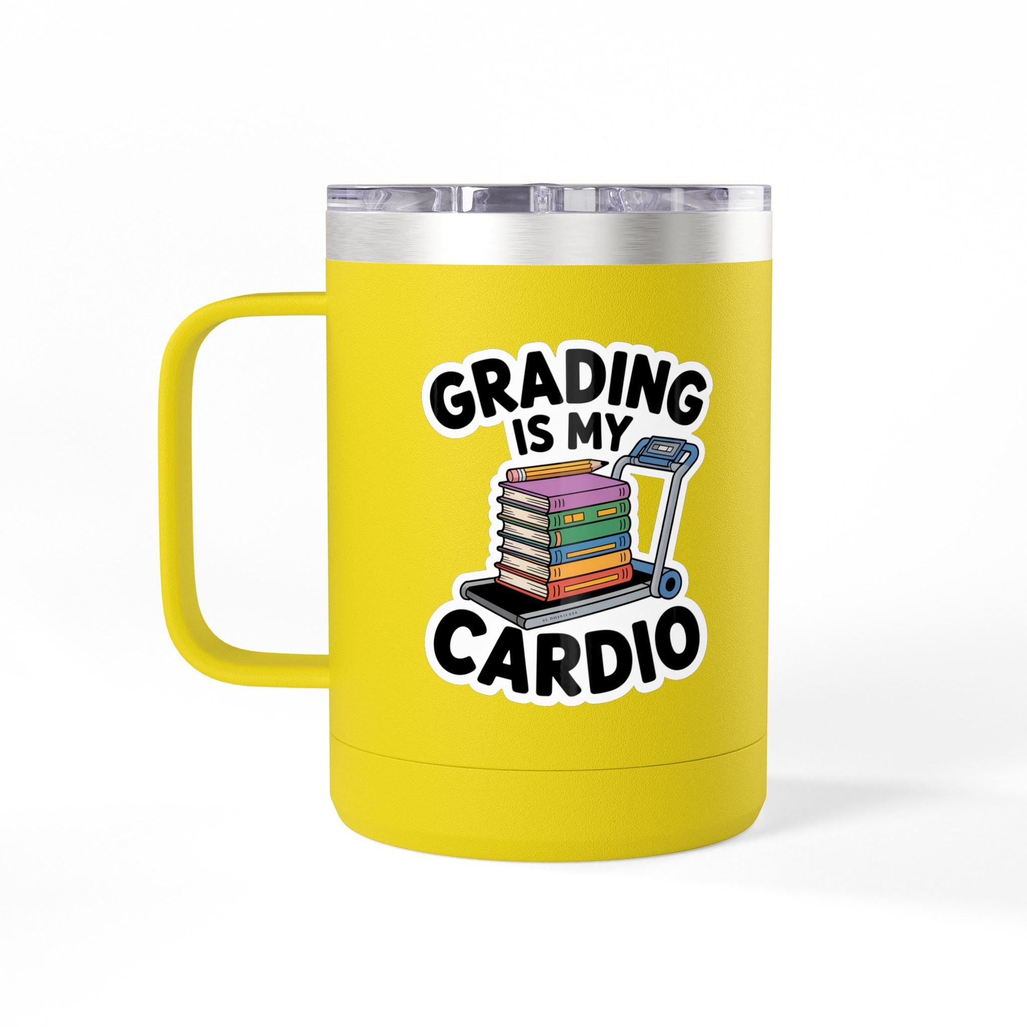 Grading is my Cardio - 15oz Teacher Coffee Mug