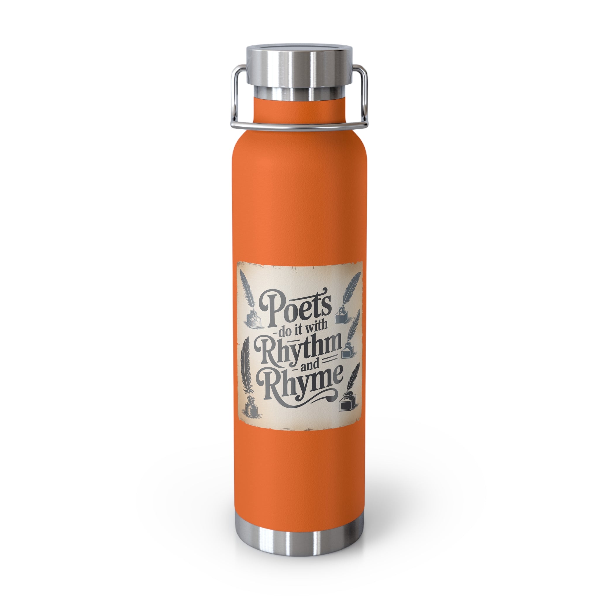 Poets do it with Rhythm and Rhyme -22oz Copper Teachers Tumbler