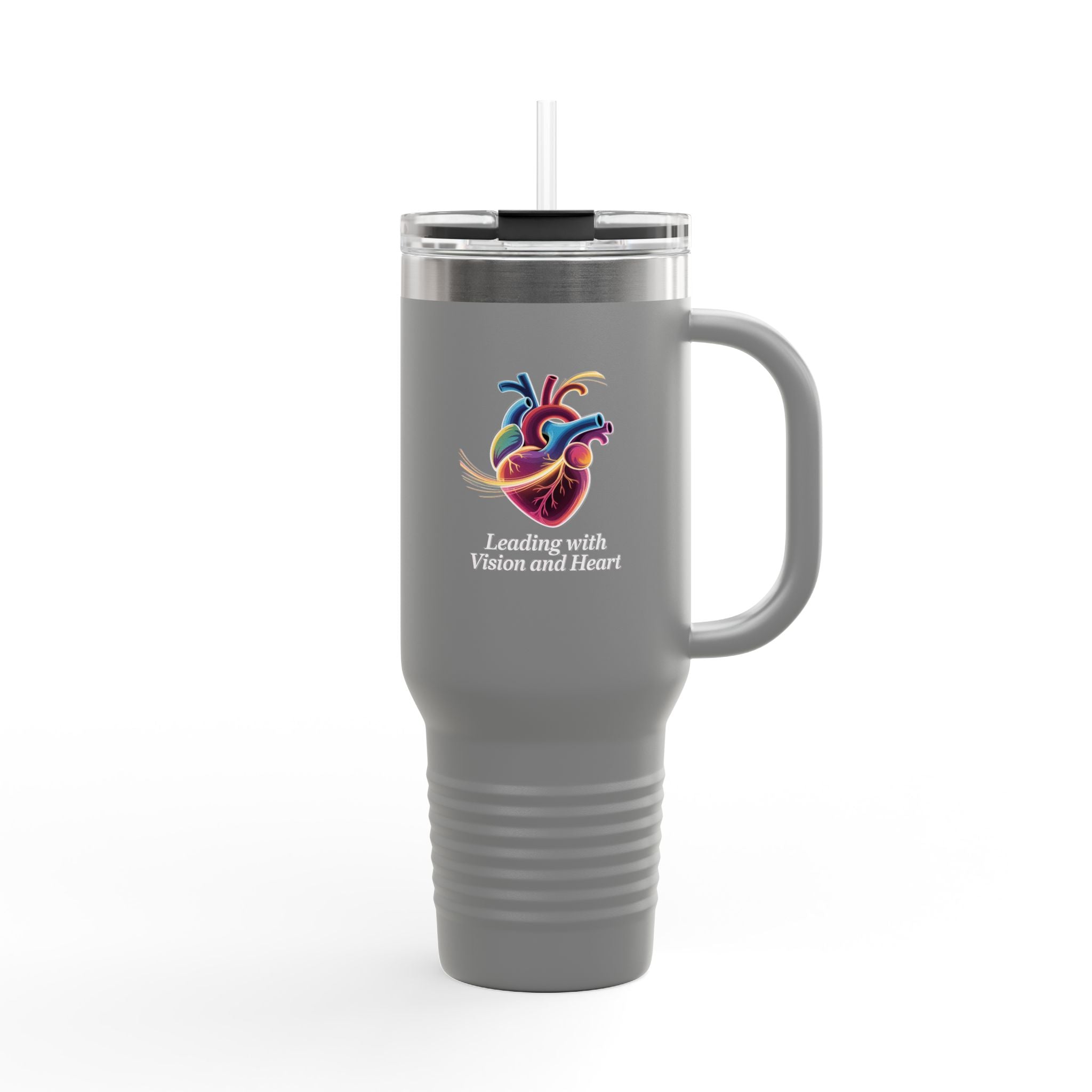 Leading With Vision and Heart - 40oz Tumbler for Educators
