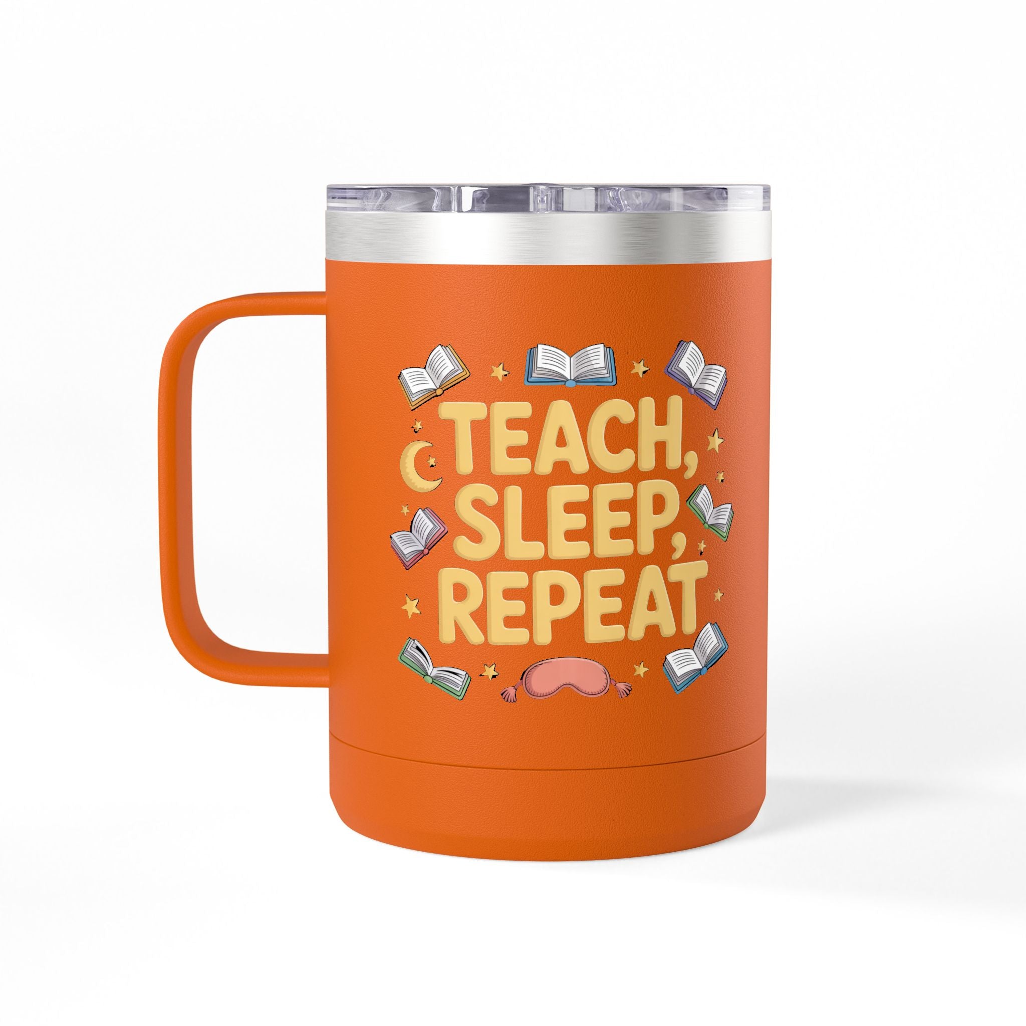 Teach, Sleep, Repeat  - 15oz Teacher Coffee Mug