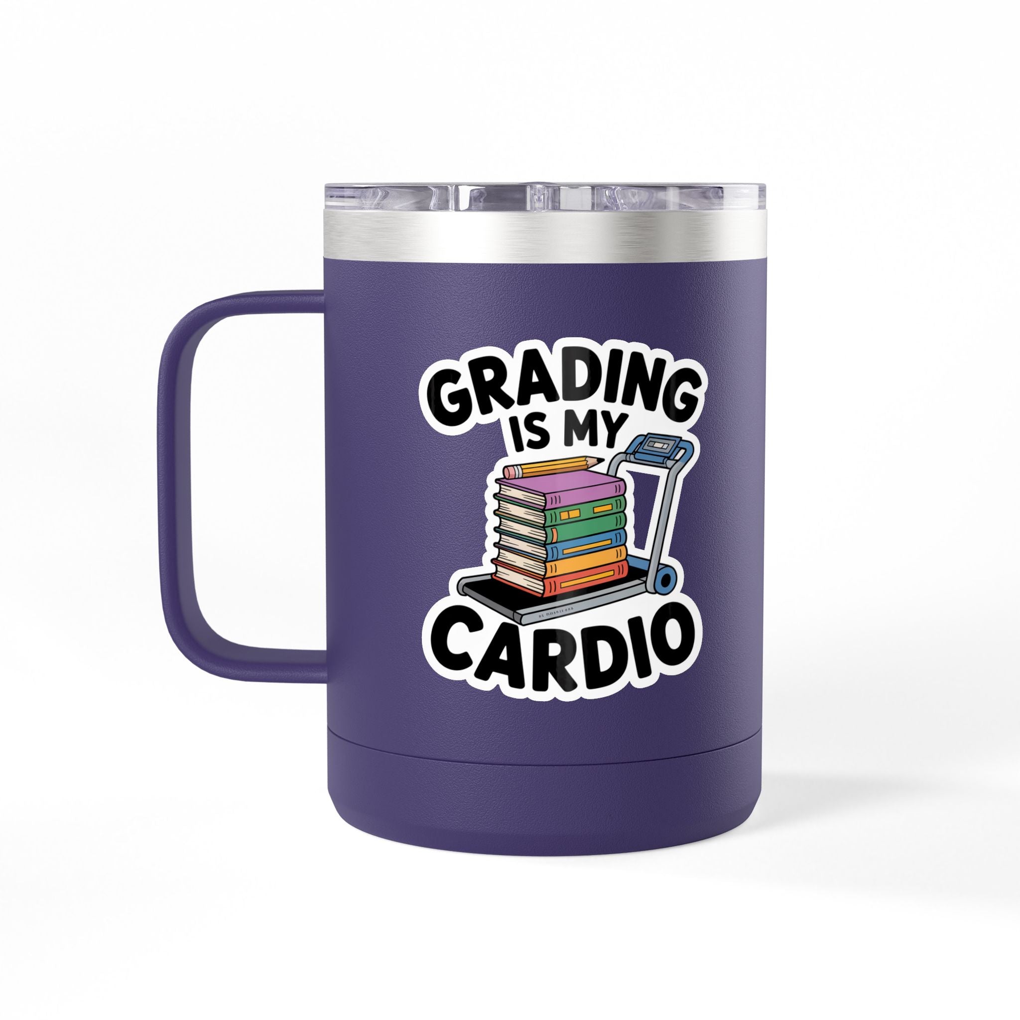 Grading is my Cardio - 15oz Teacher Coffee Mug