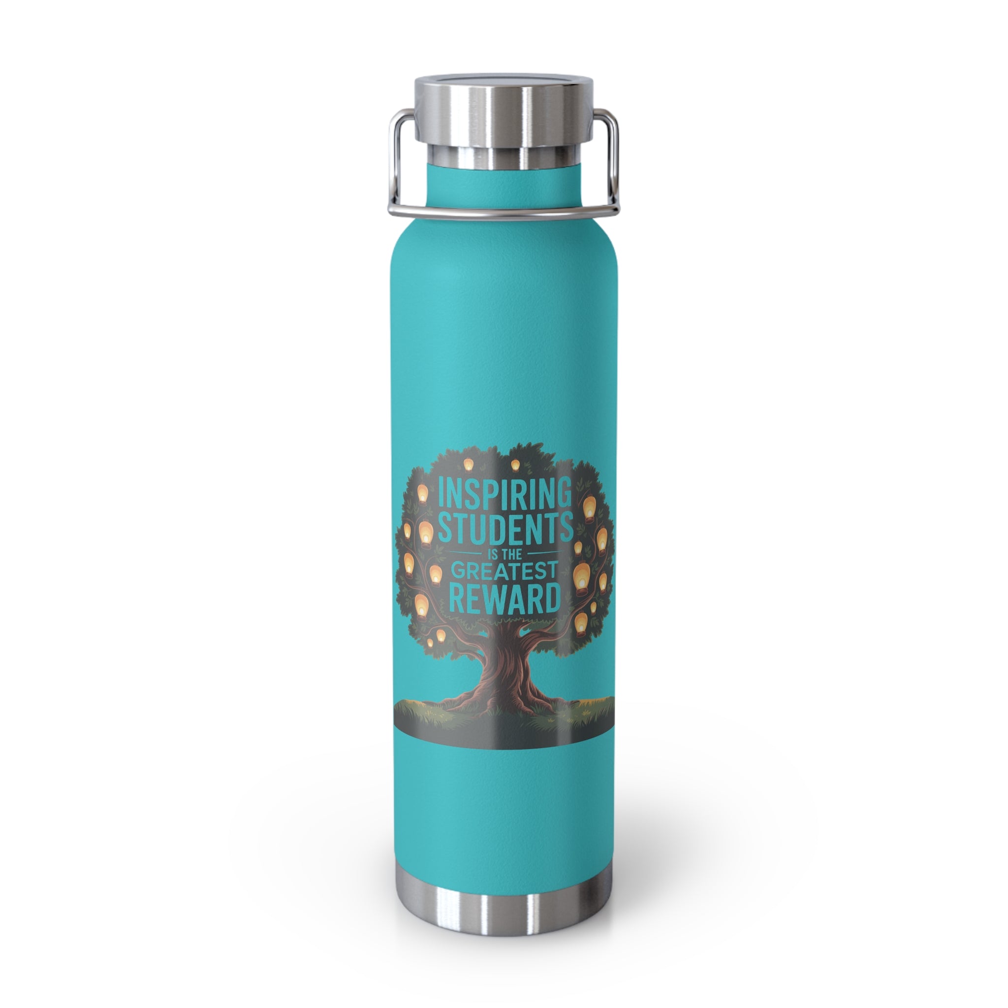 Inspiring Students is the Greatest Reward  -22oz Copper Teachers Tumbler