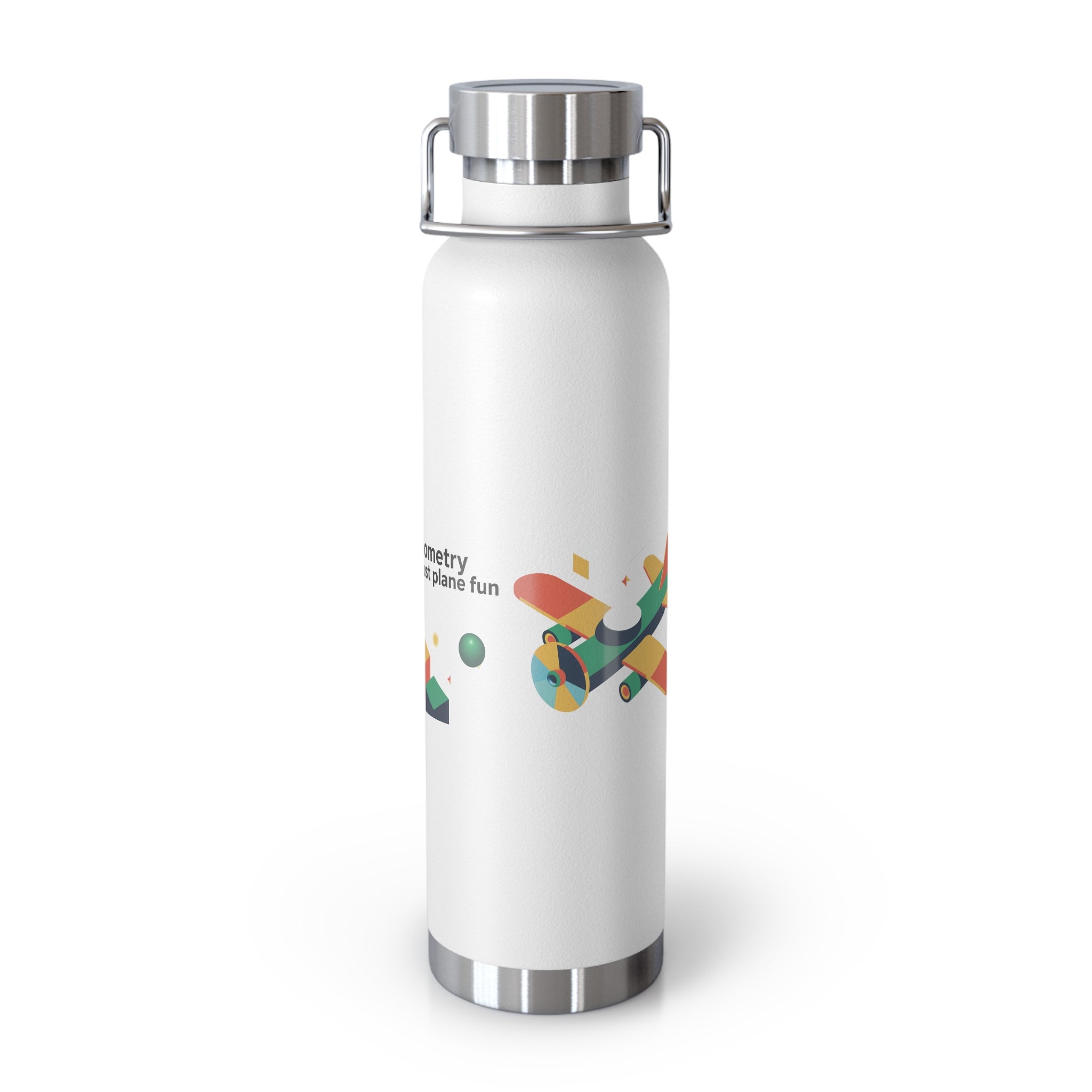 Geometry is just Plane Fun -22oz Copper Teachers Tumbler