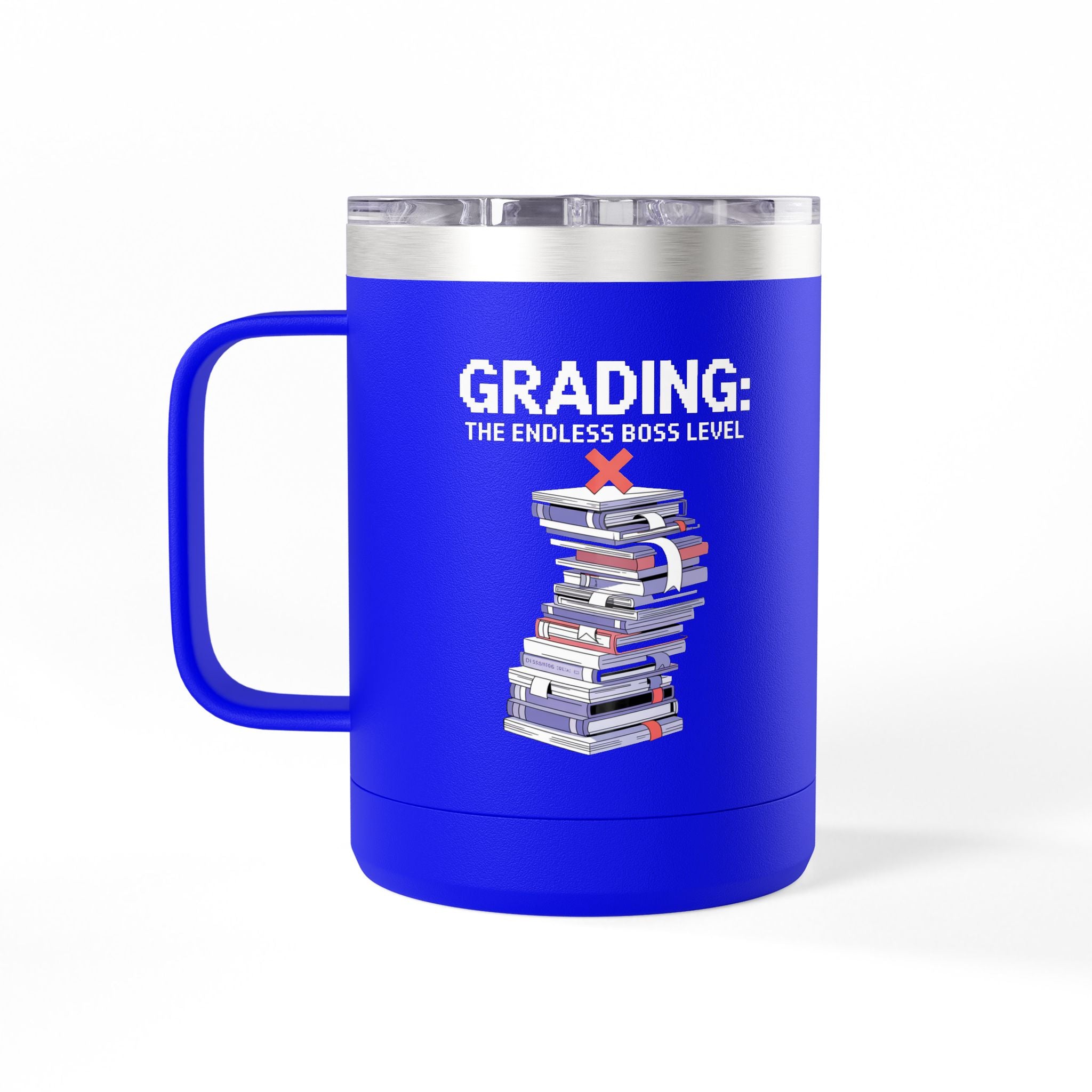 Grading The Endless Boss Level - 15oz Teacher Coffee Mug