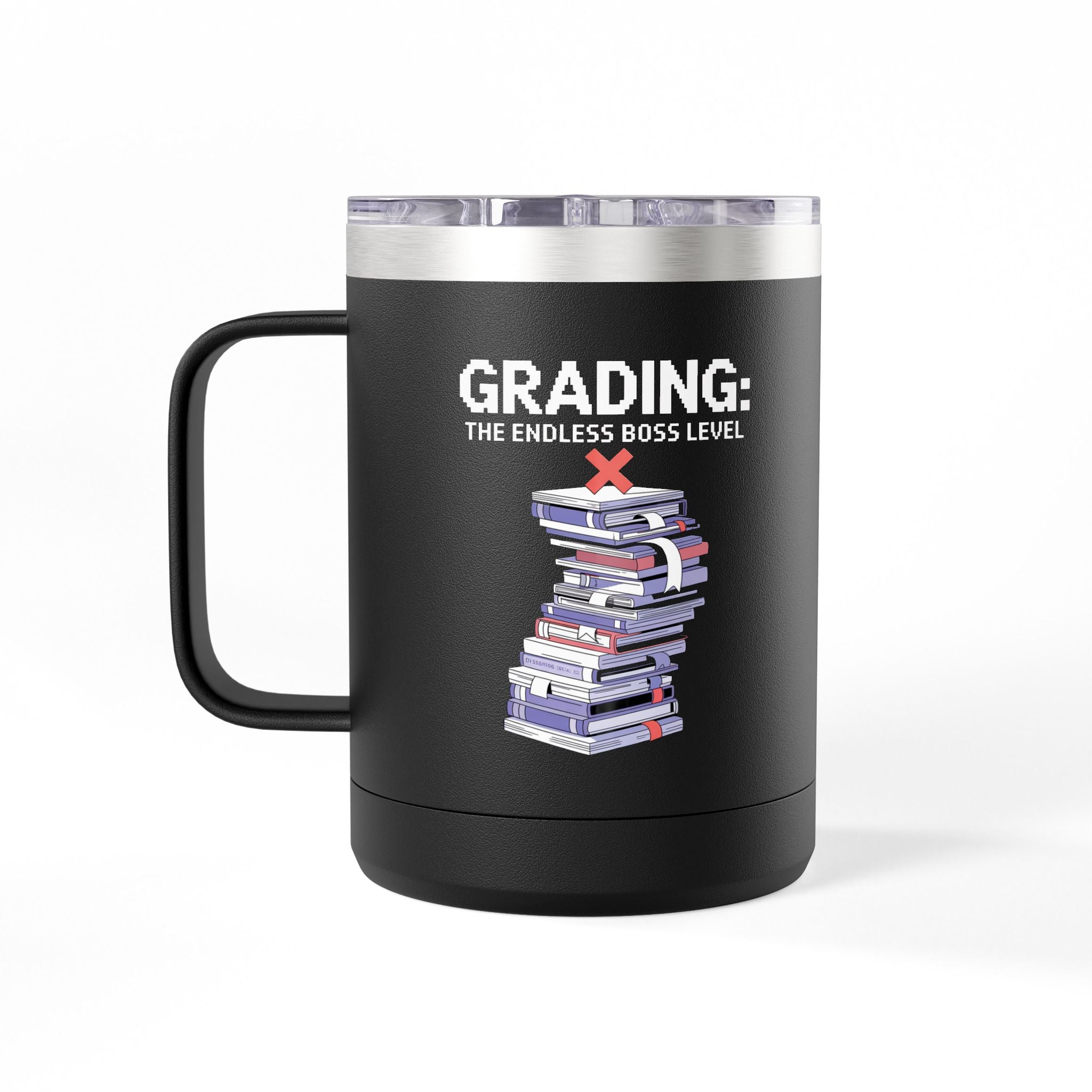 Grading The Endless Boss Level - 15oz Teacher Coffee Mug