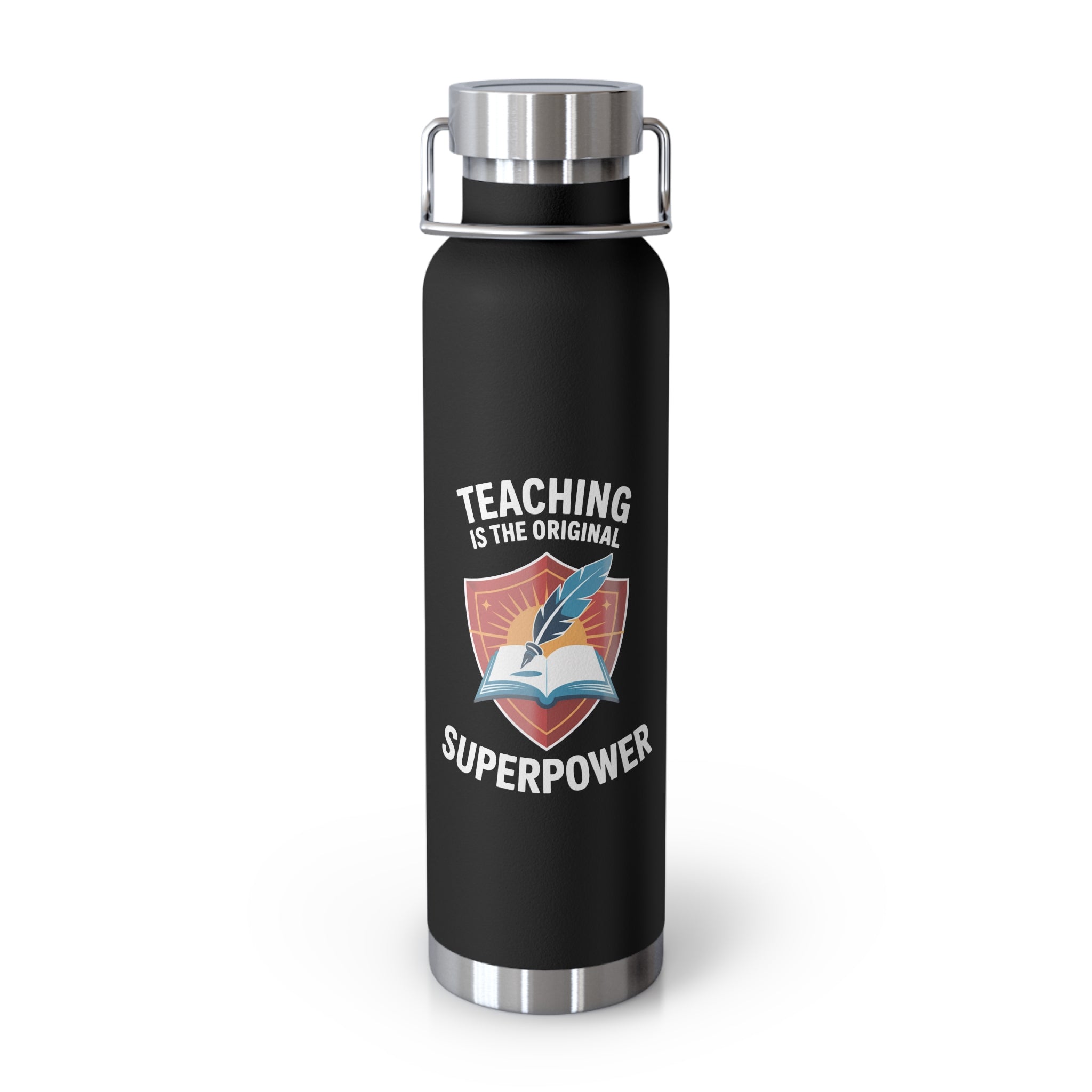 Teaching is the Original Superpower  -22oz Copper Teachers Tumbler