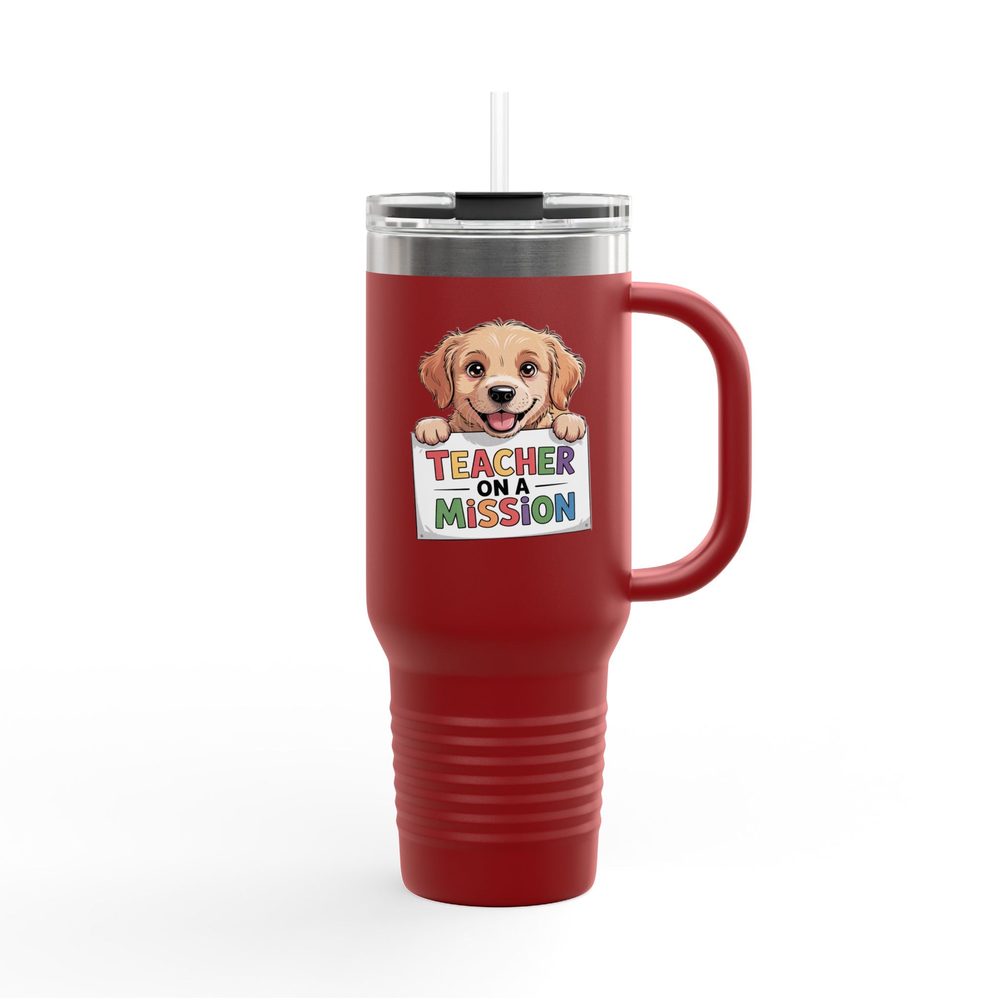 Teacher on a Mission - 40oz Tumbler for Educators