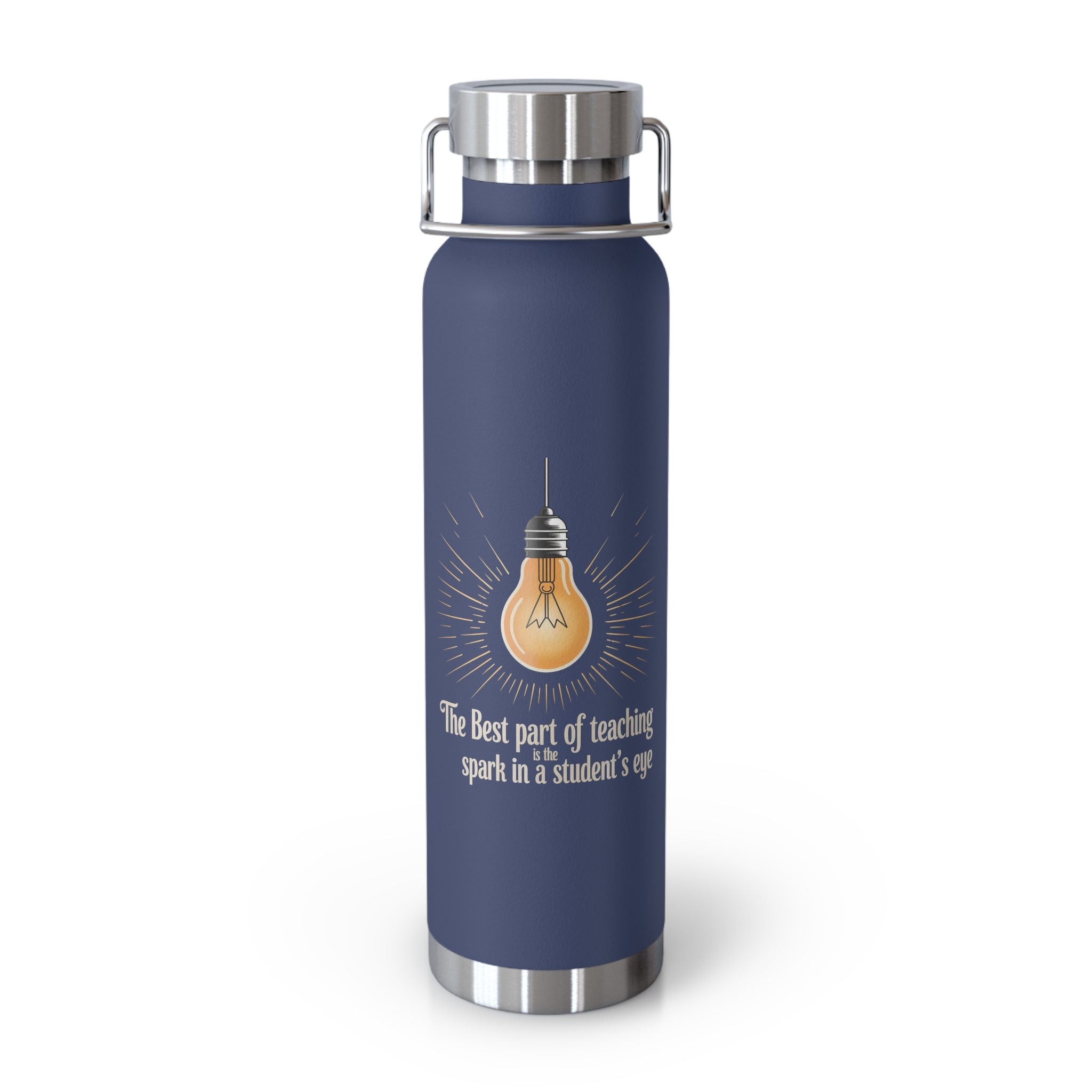 The Best Part of Teaching is the Spark in a Student's Eye  -22oz Copper Teachers Tumbler