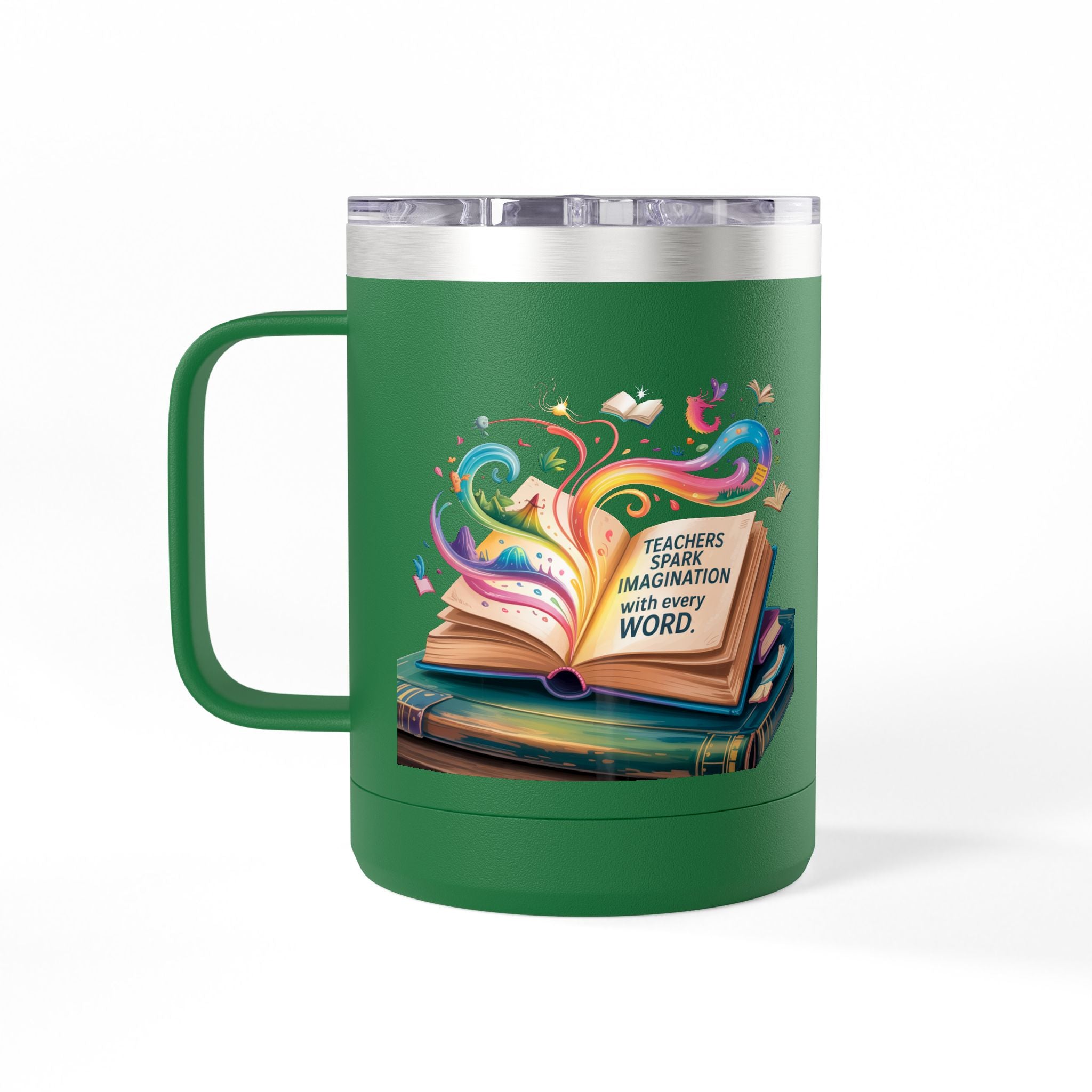 Teachers Spark Imagination with Every Word - 15oz Teacher Coffee Mug