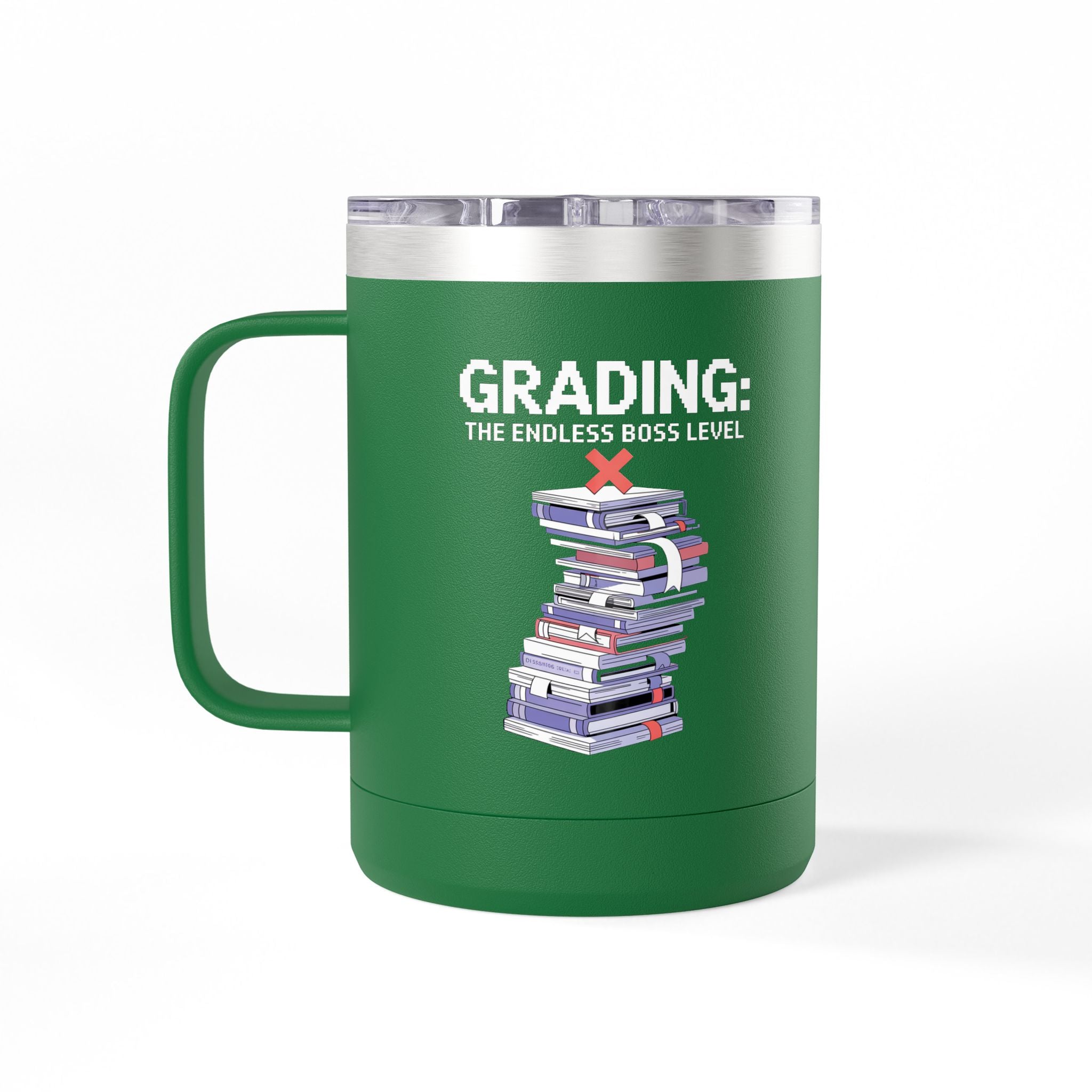 Grading The Endless Boss Level - 15oz Teacher Coffee Mug