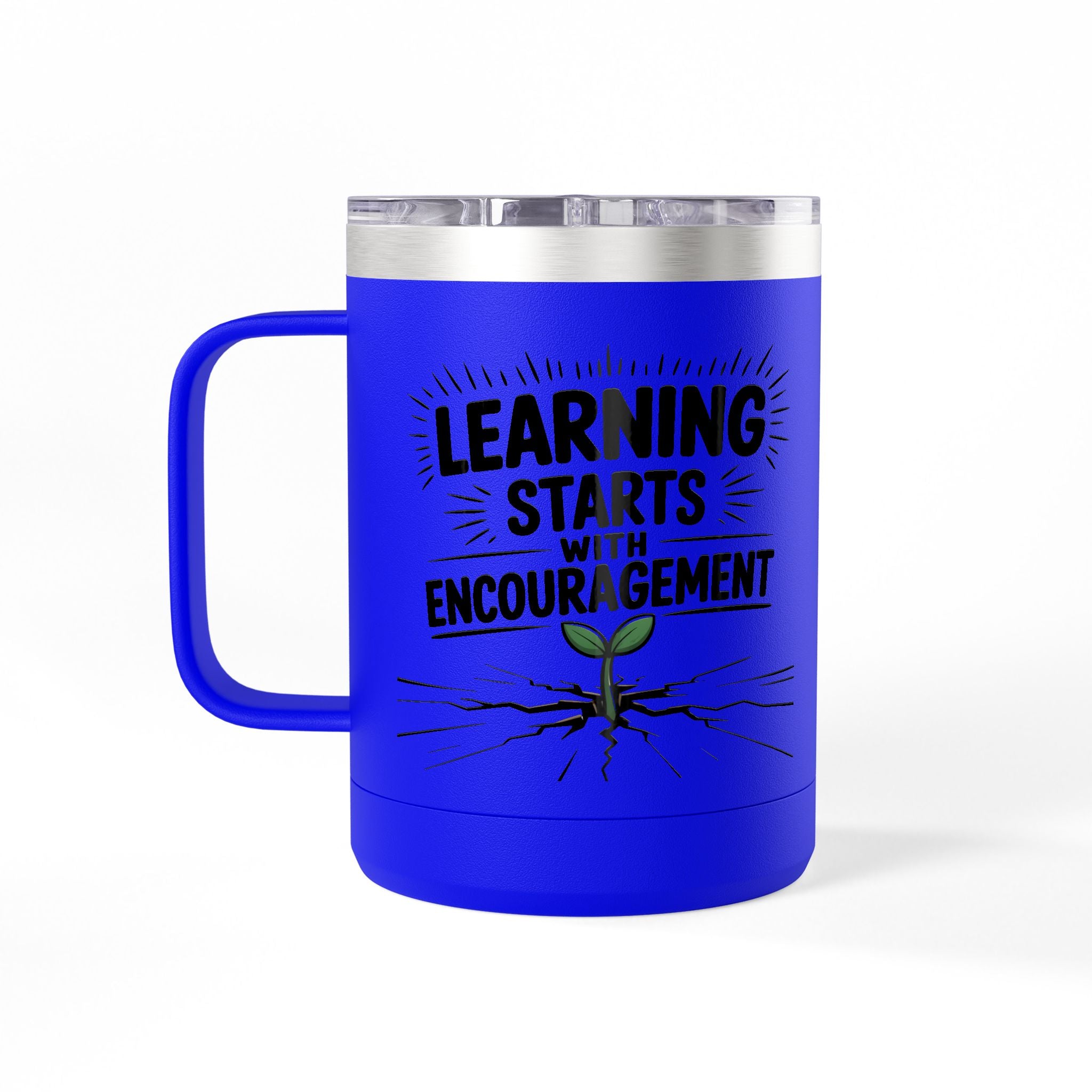 Learning Starts with Encouragement  - 15oz Teacher Coffee Mug