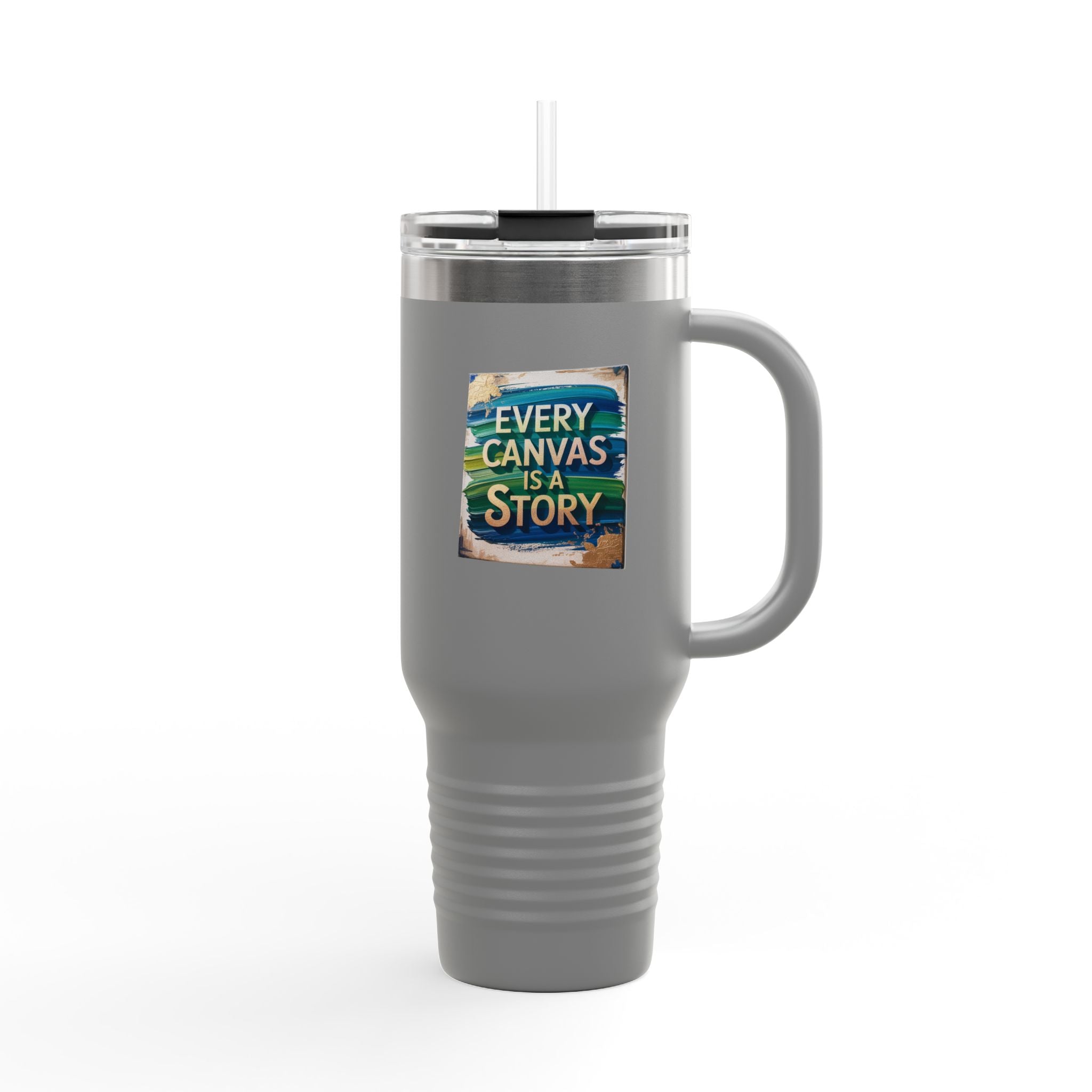 Every Canvas is a Story - 40oz Tumbler for Educators