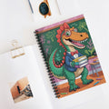 Cartoon Spinosaurus  -  Lined Spiral Notebook