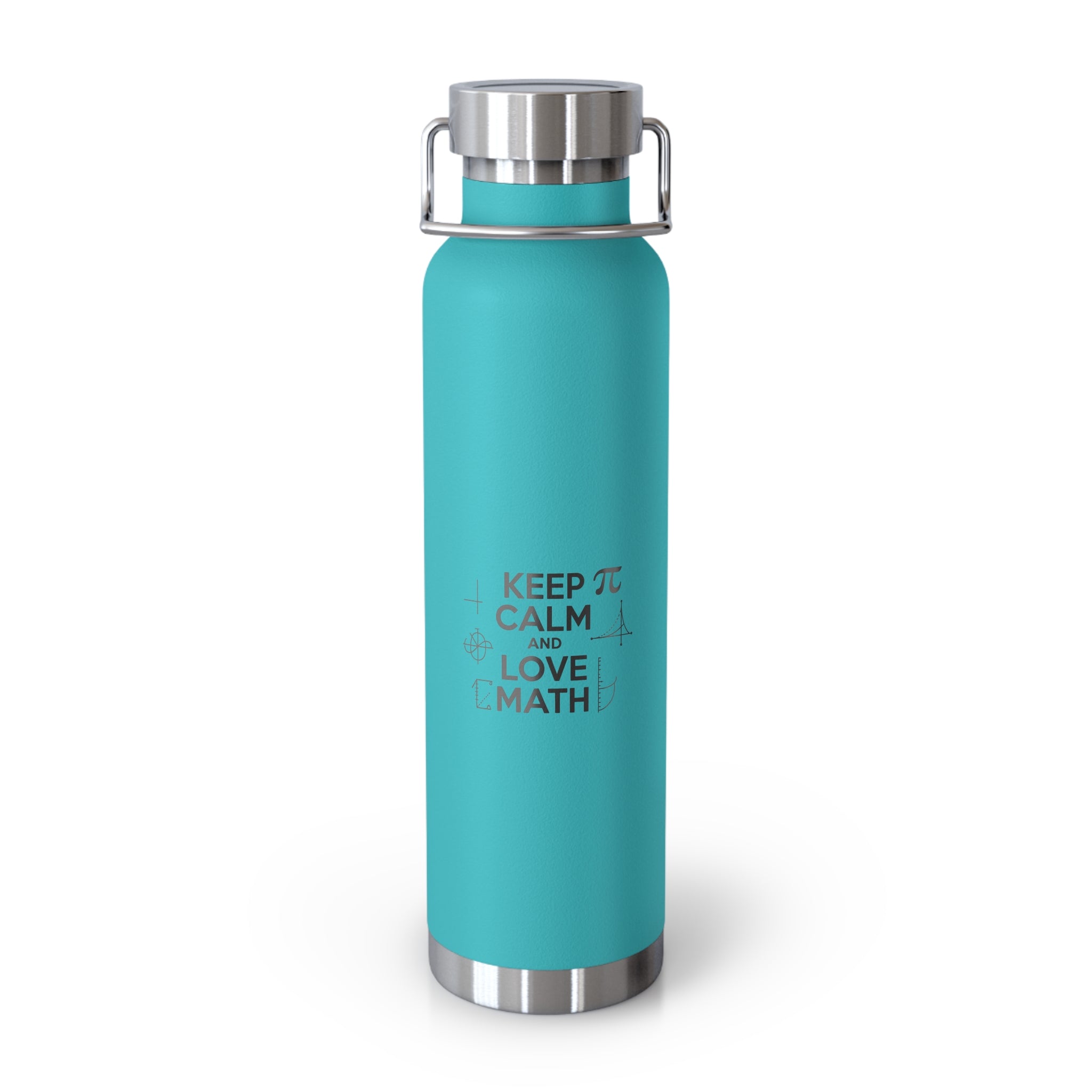 Keep Calm and Love Math -22oz Copper Teachers Tumbler