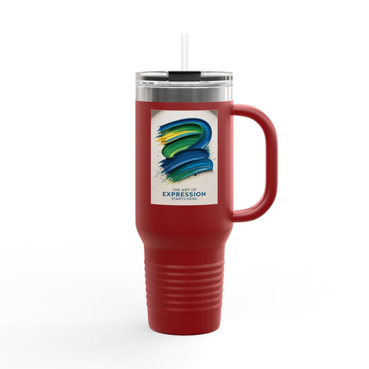 The Art of Expression Starts Here - 40oz Tumbler for Educators
