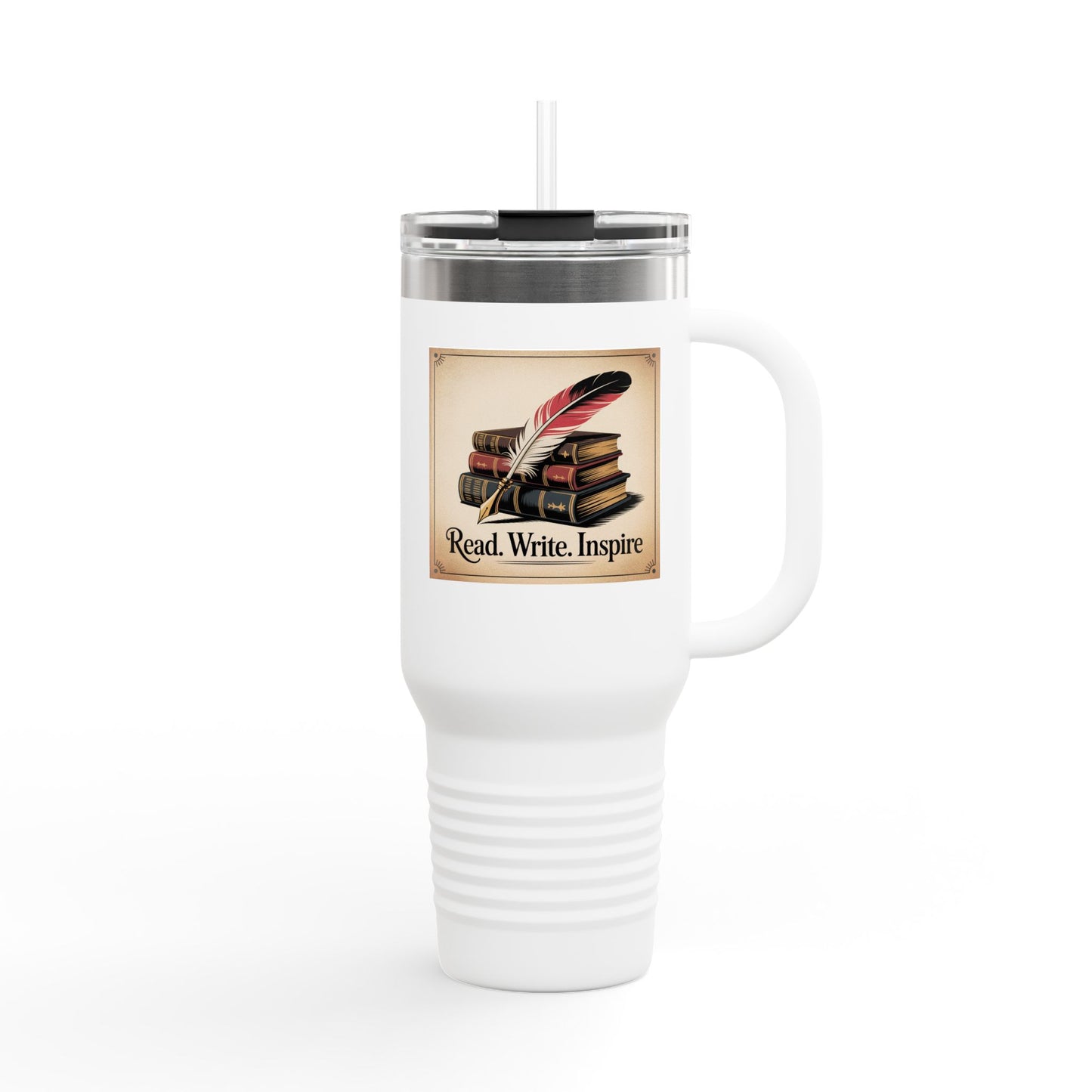 Read. Write. Inspire - 40oz Tumbler for Educators