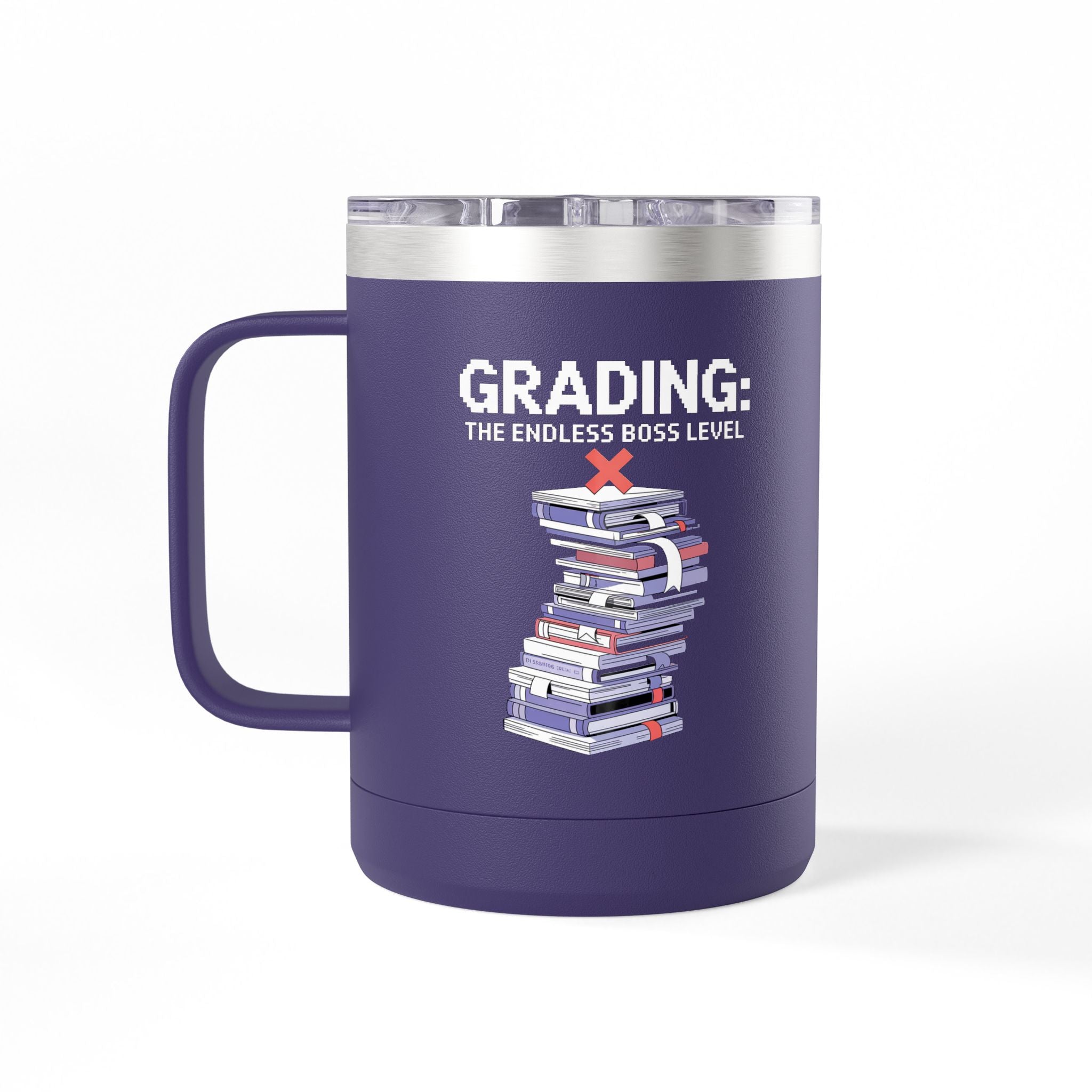 Grading The Endless Boss Level - 15oz Teacher Coffee Mug