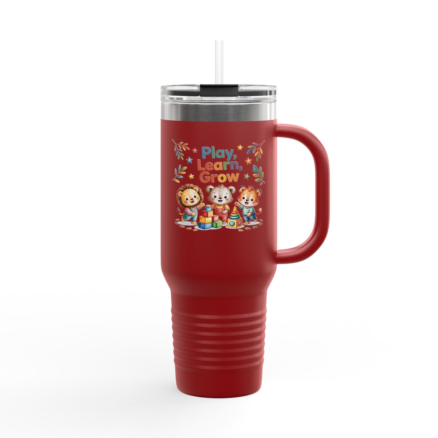Play, Learn, Grow - 40oz Tumbler for Educators