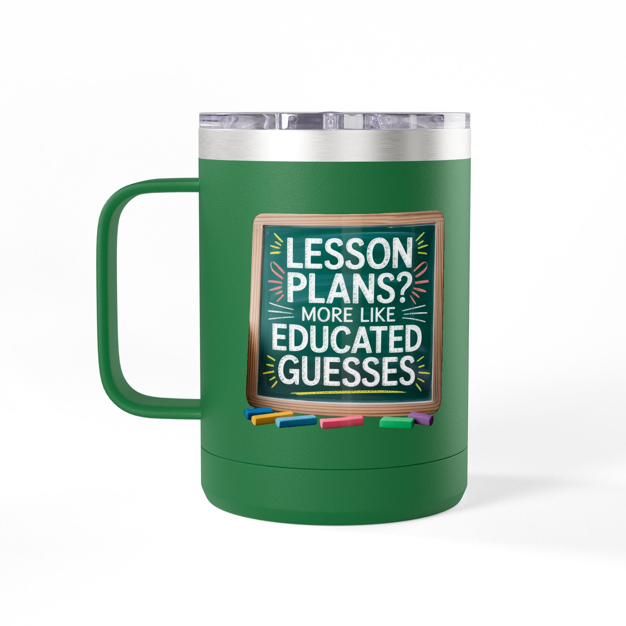 Lesson Plans more like Educated Guesses - 15oz Teacher Coffee Mug