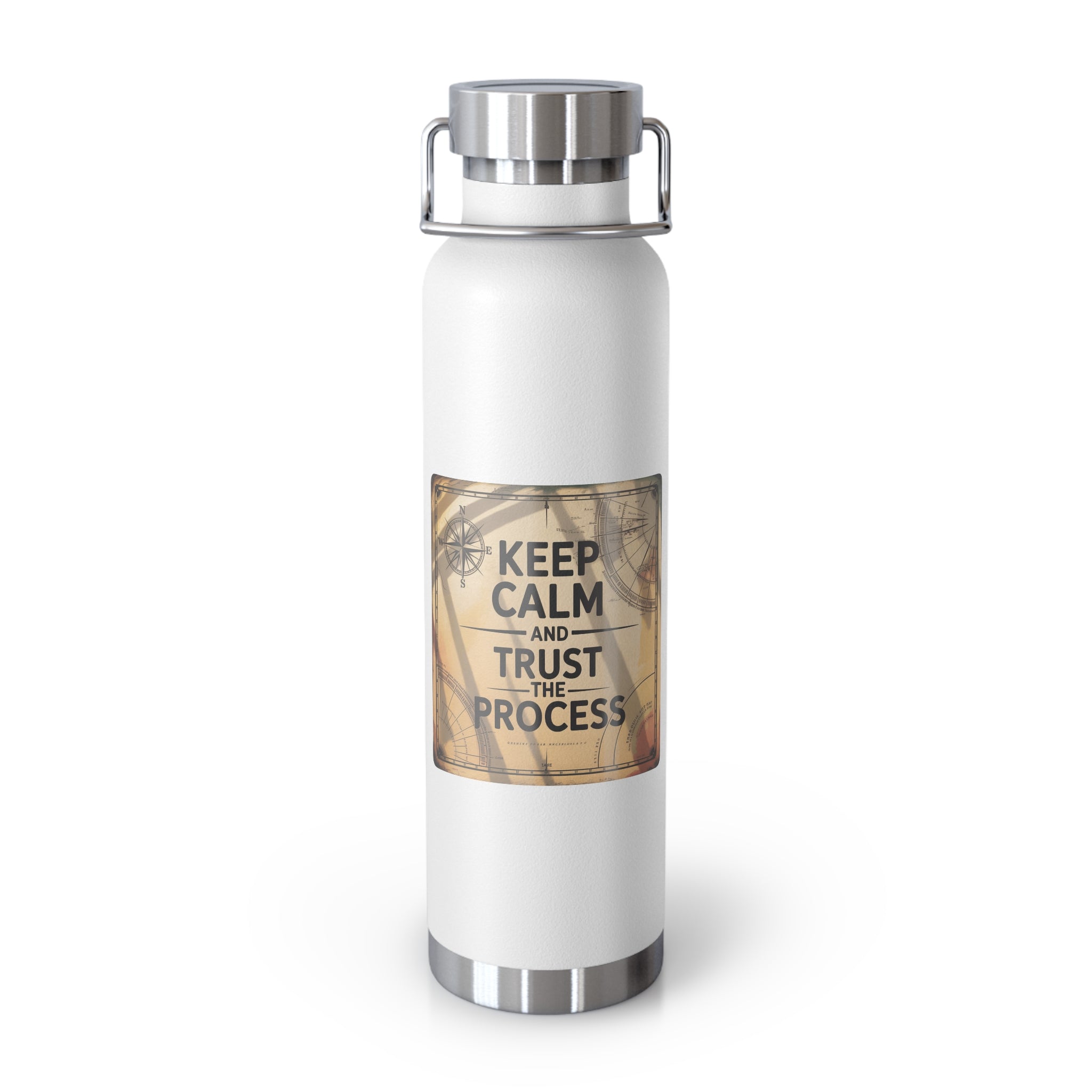 Keep Calm and Trust the Process -22oz Copper Teachers Tumbler