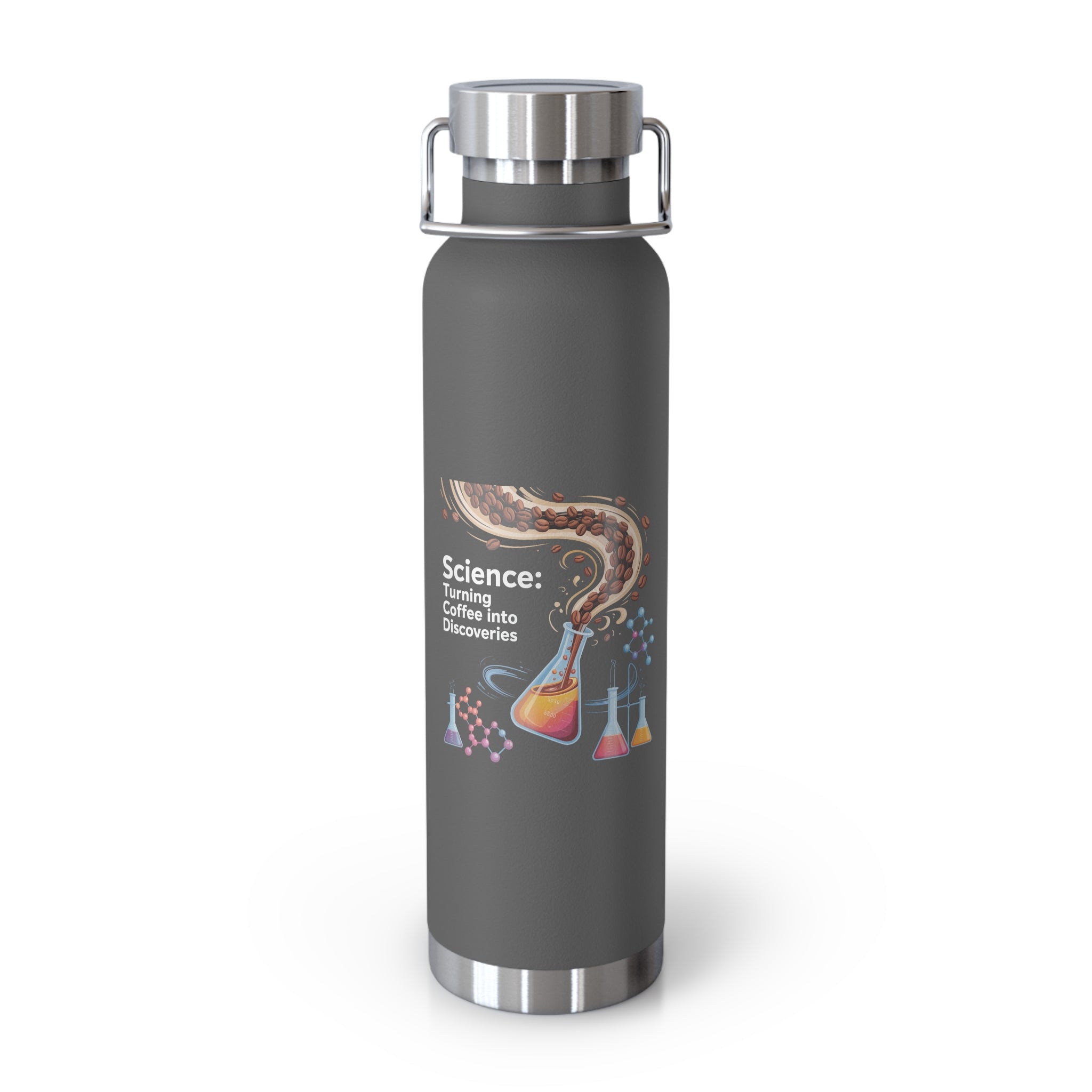 Science: Turning Coffee into Discoveries -22oz Copper Teachers Tumbler